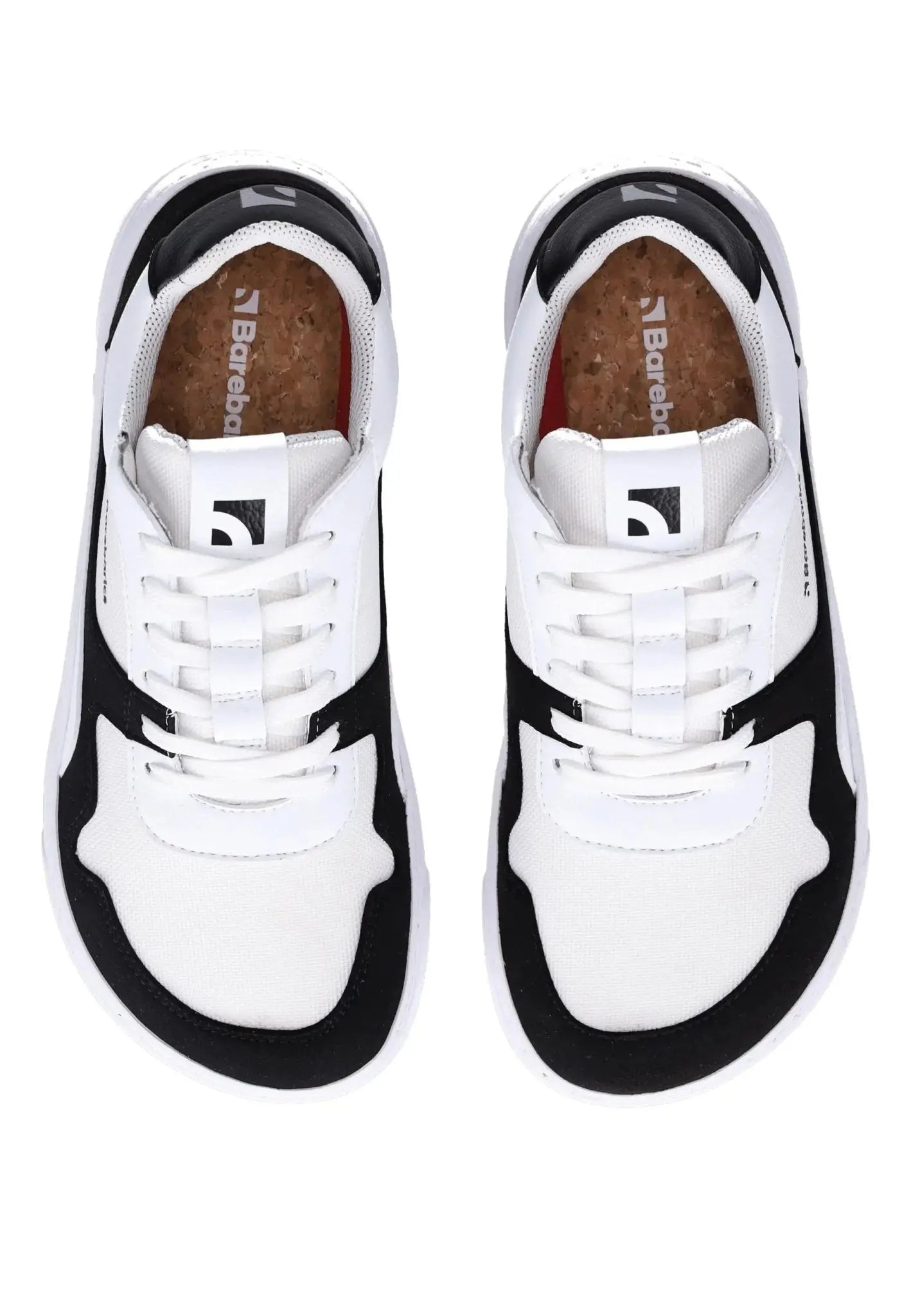 Barebarics - Zing White & Black - Zapatillas barefoot unisex blanco y negro