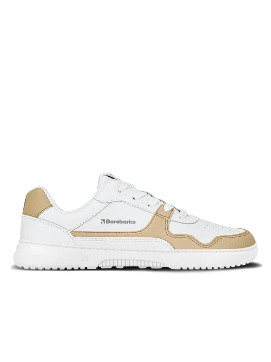 Barebarics - Zing White & Cream Leather - Deportivas barefoot