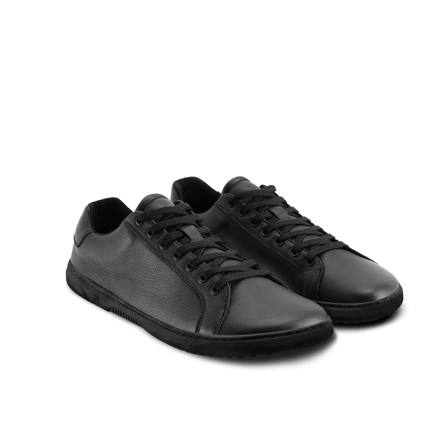 Barebarics - Zoom All Black Leather T45 - Deportivas barefoot-Barebarics-Cacles Barefoot-Tienda de calzado barefoot respetuoso minimalista