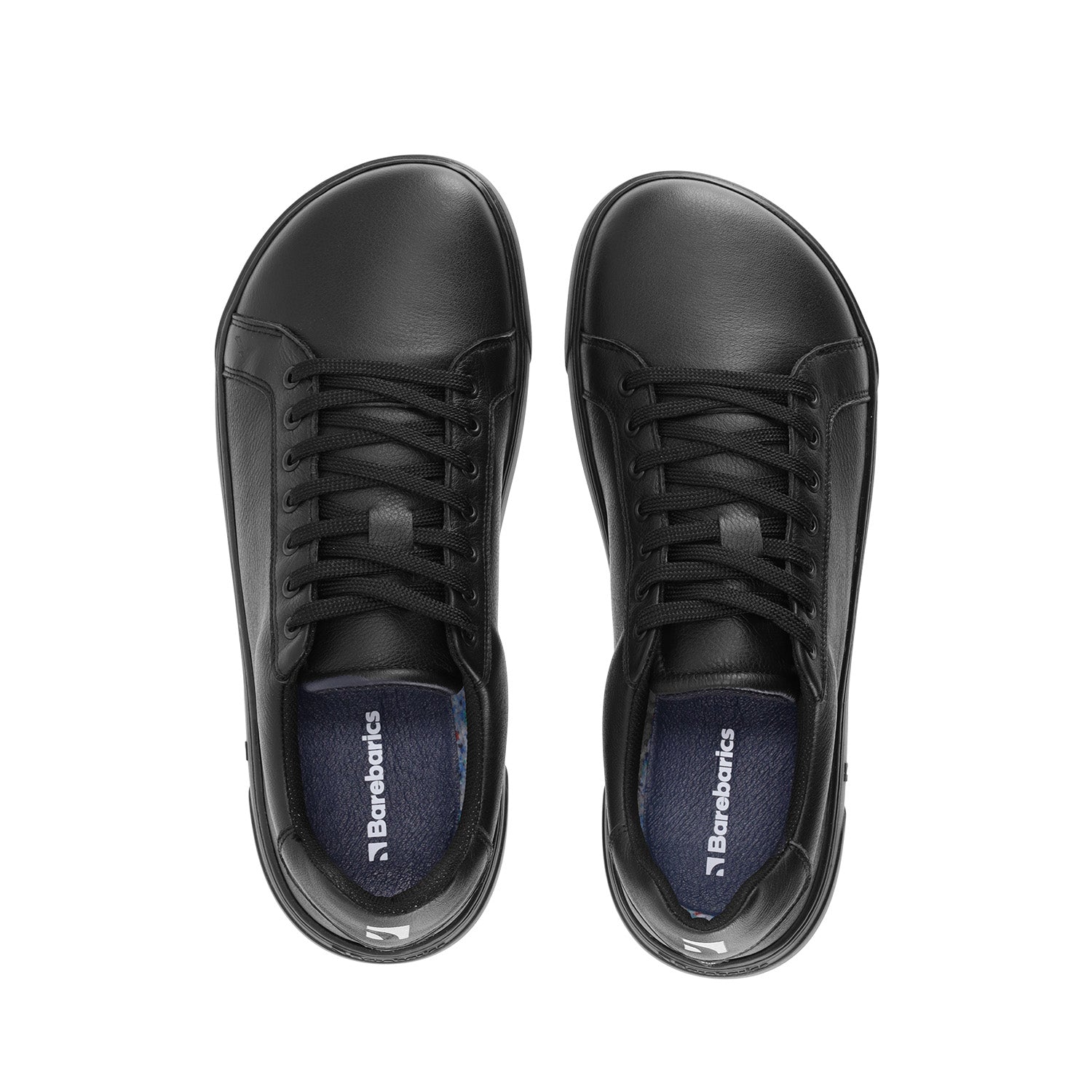 Barebarics - Zoom All Black Leather T45 - Deportivas barefoot-Barebarics-Cacles Barefoot-Tienda de calzado barefoot respetuoso minimalista