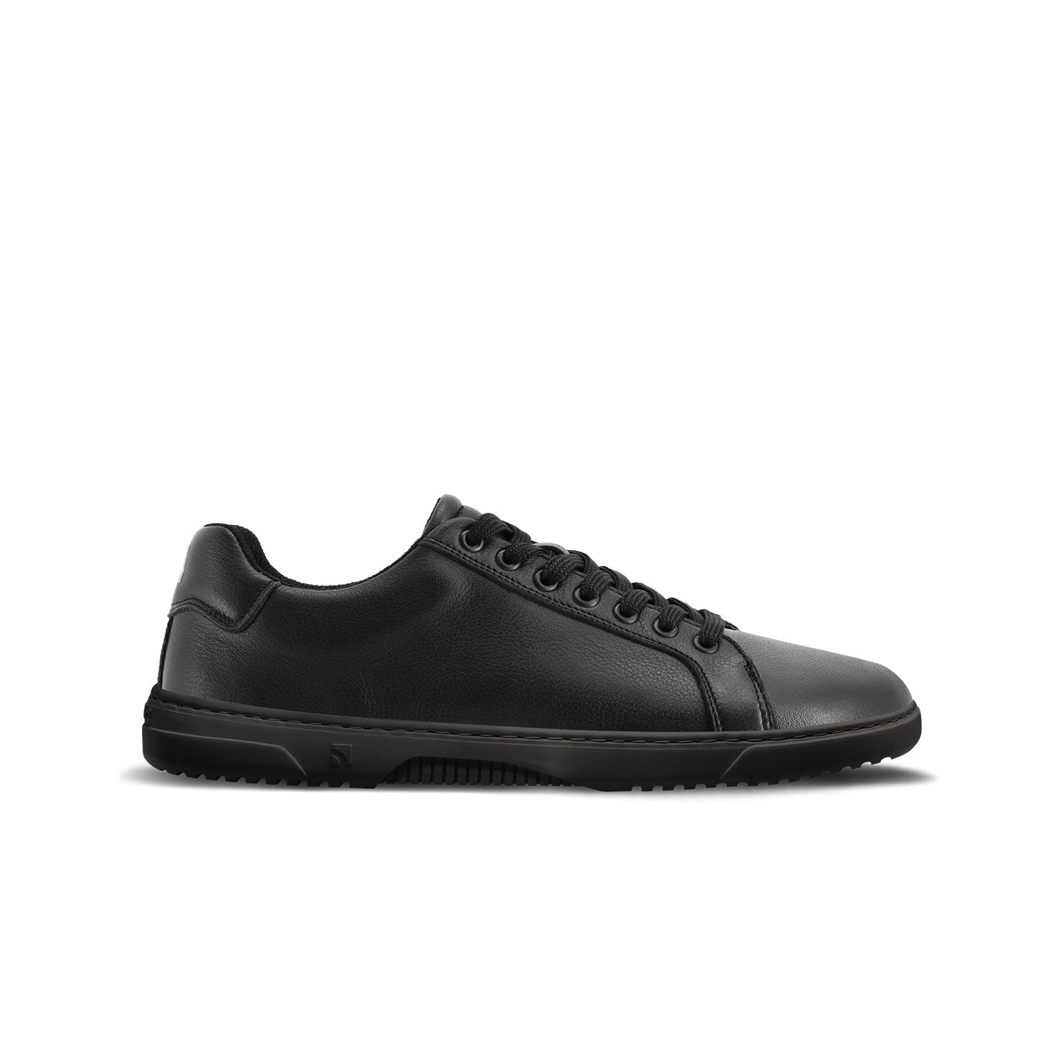 Barebarics - Zoom All Black Leather T45 - Deportivas barefoot-Barebarics-Cacles Barefoot-Tienda de calzado barefoot respetuoso minimalista