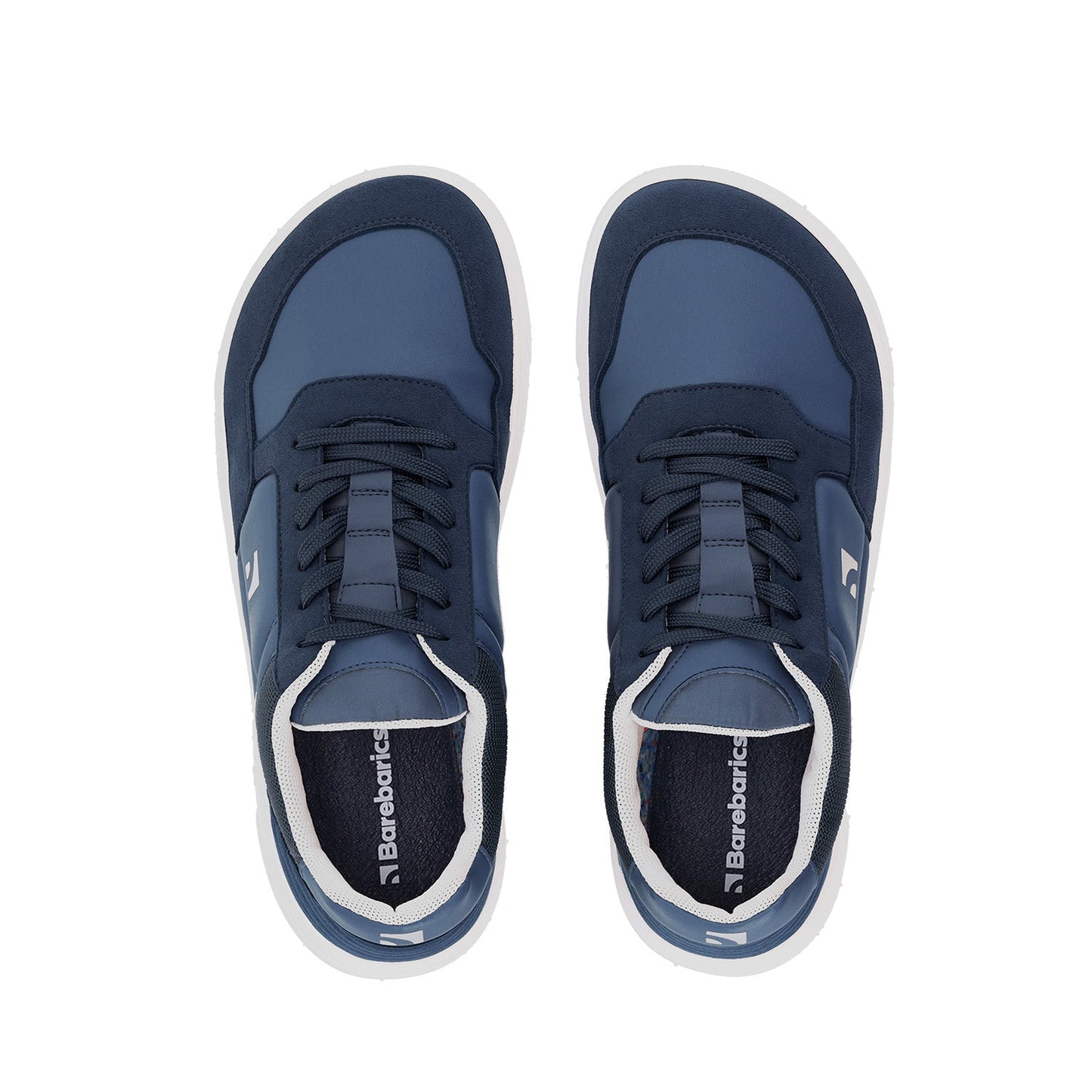 Barefoot Sneakers Barebarics - Axiom - Dark Blue & White