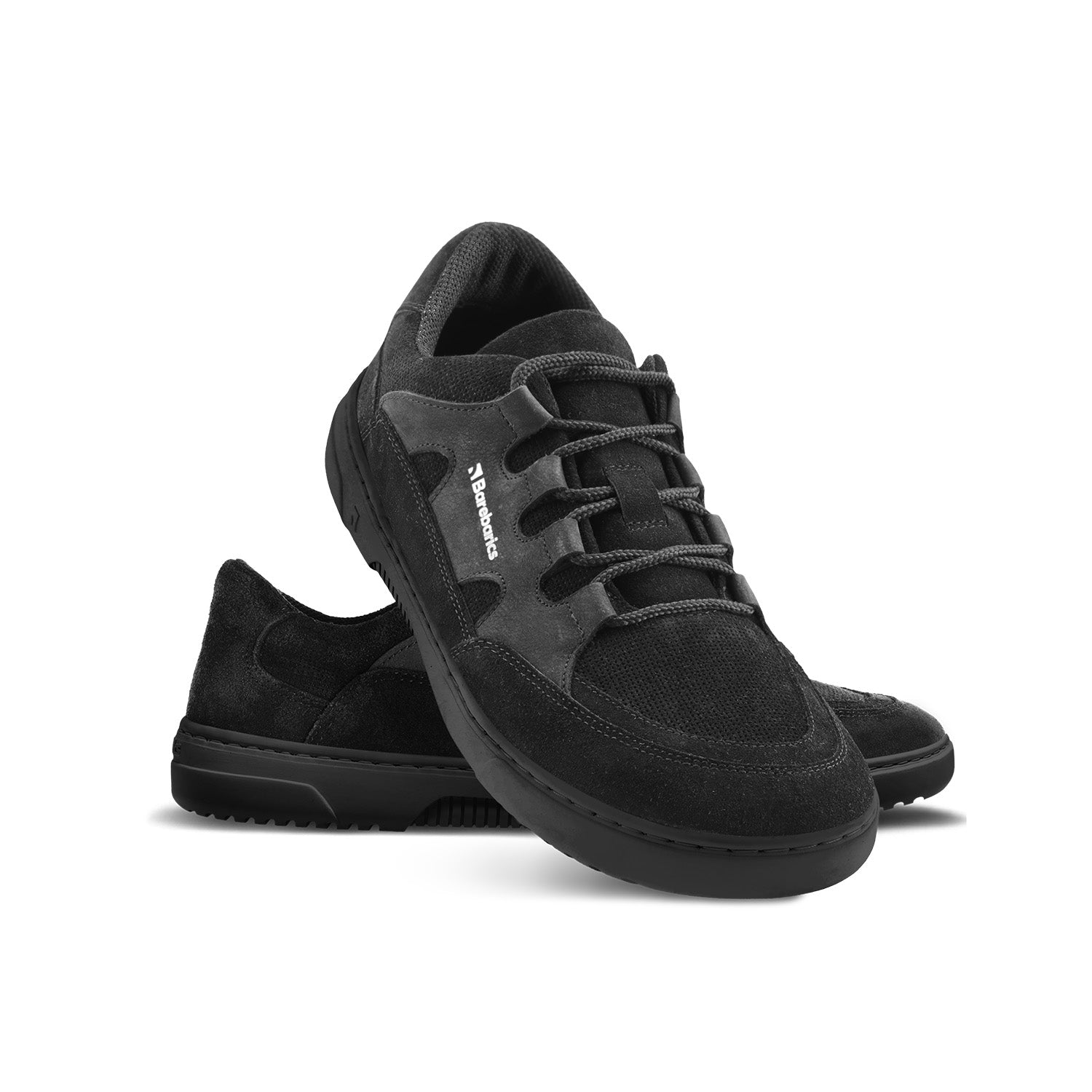 Barefoot Sneakers Barebarics Evo - All Black-Barebarics-Cacles Barefoot-Tienda de calzado barefoot respetuoso minimalista
