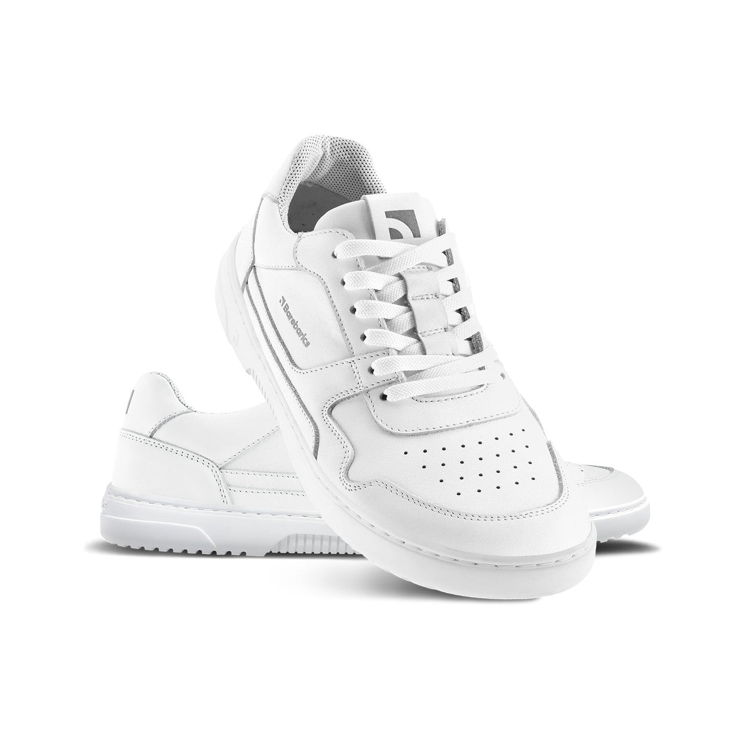Barefoot Sneakers Barebarics Zing - All White - Leather