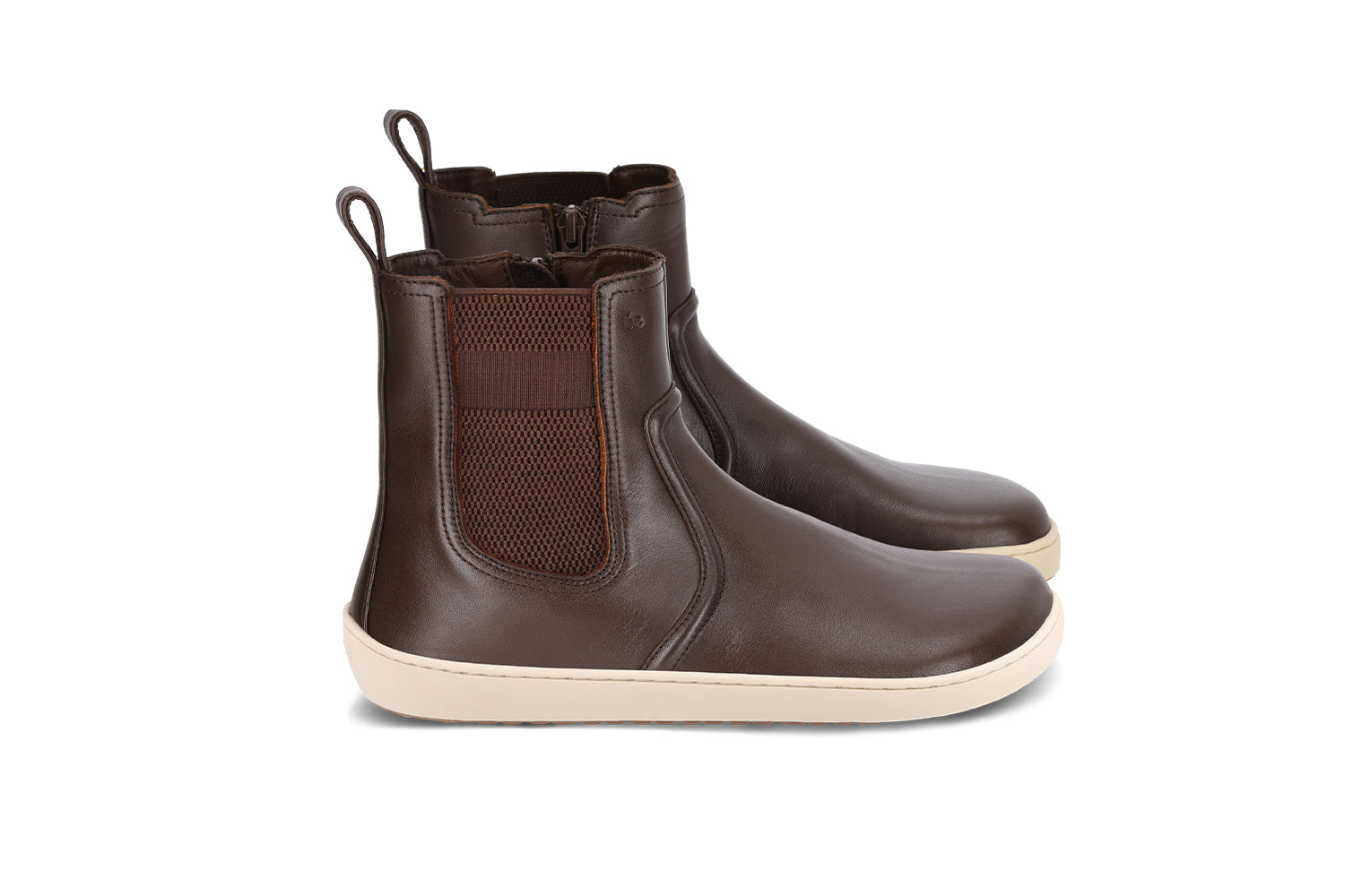 Be Lenka - Allure Dark Brown - Botines Chelsea Barefoot-Be Lenka-Cacles Barefoot-Tienda de calzado barefoot respetuoso minimalista