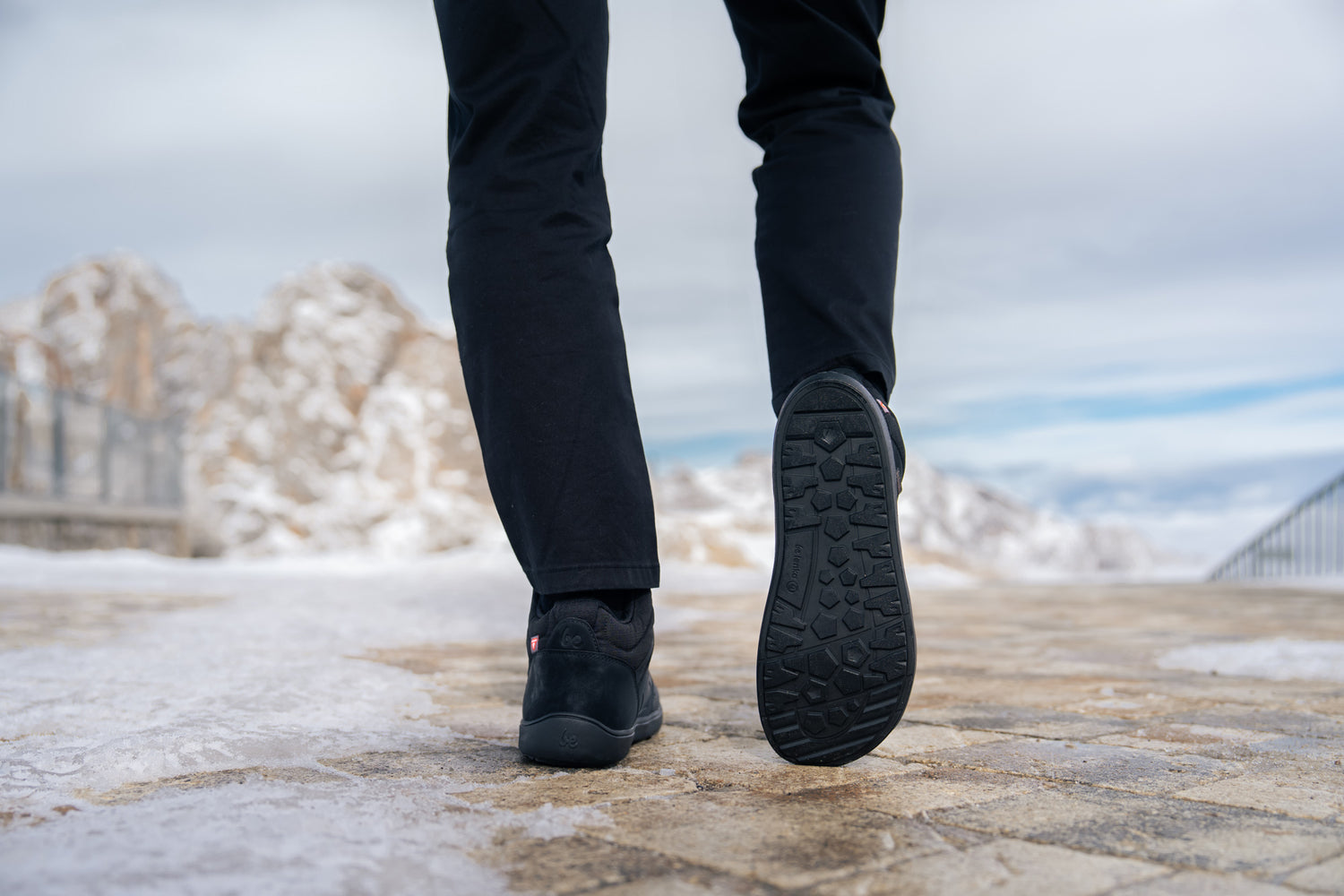 Be Lenka - ArcticEdge All Black - Botas impermeables barefoot-Be Lenka-Cacles Barefoot-Tienda de calzado barefoot respetuoso minimalista