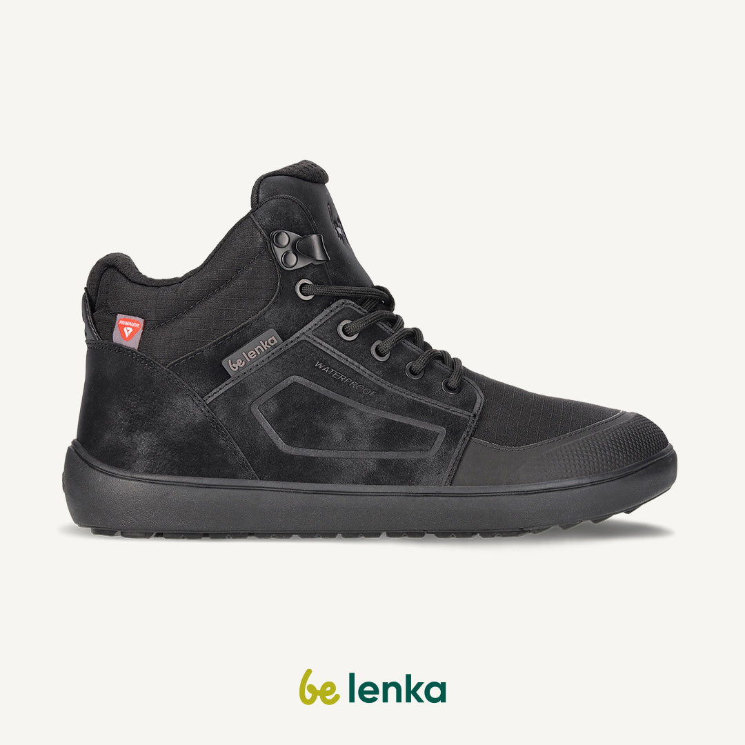 Be Lenka - ArcticEdge All Black - Botas impermeables barefoot-Be Lenka-Cacles Barefoot-Tienda de calzado barefoot respetuoso minimalista
