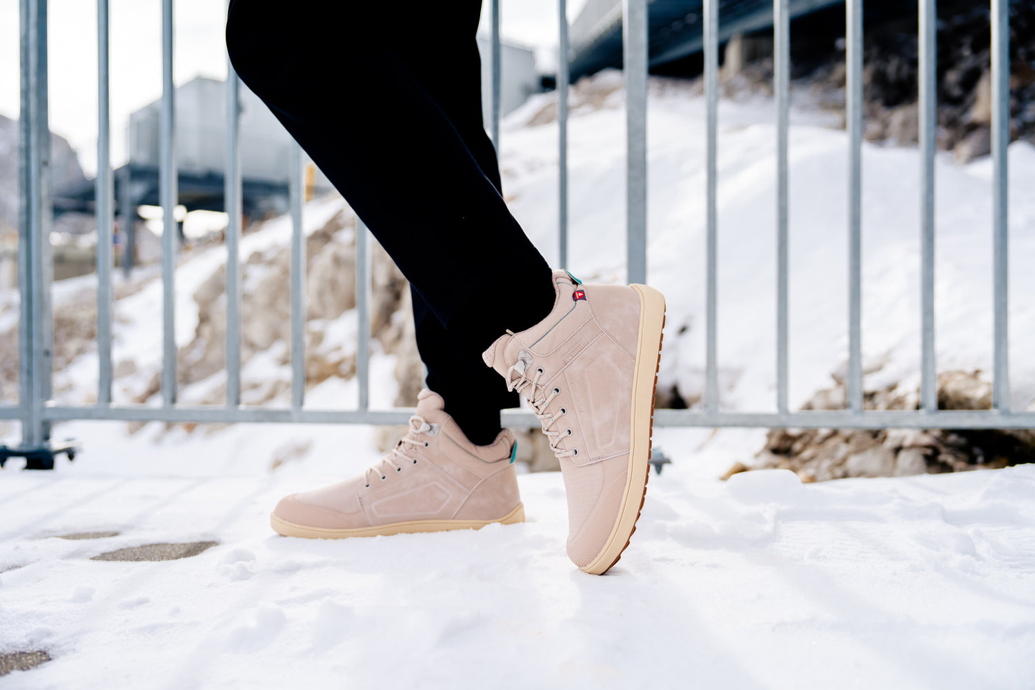 Be Lenka - ArcticEdge Beige - Botas impermeables barefoot-Be Lenka-Cacles Barefoot-Tienda de calzado barefoot respetuoso minimalista