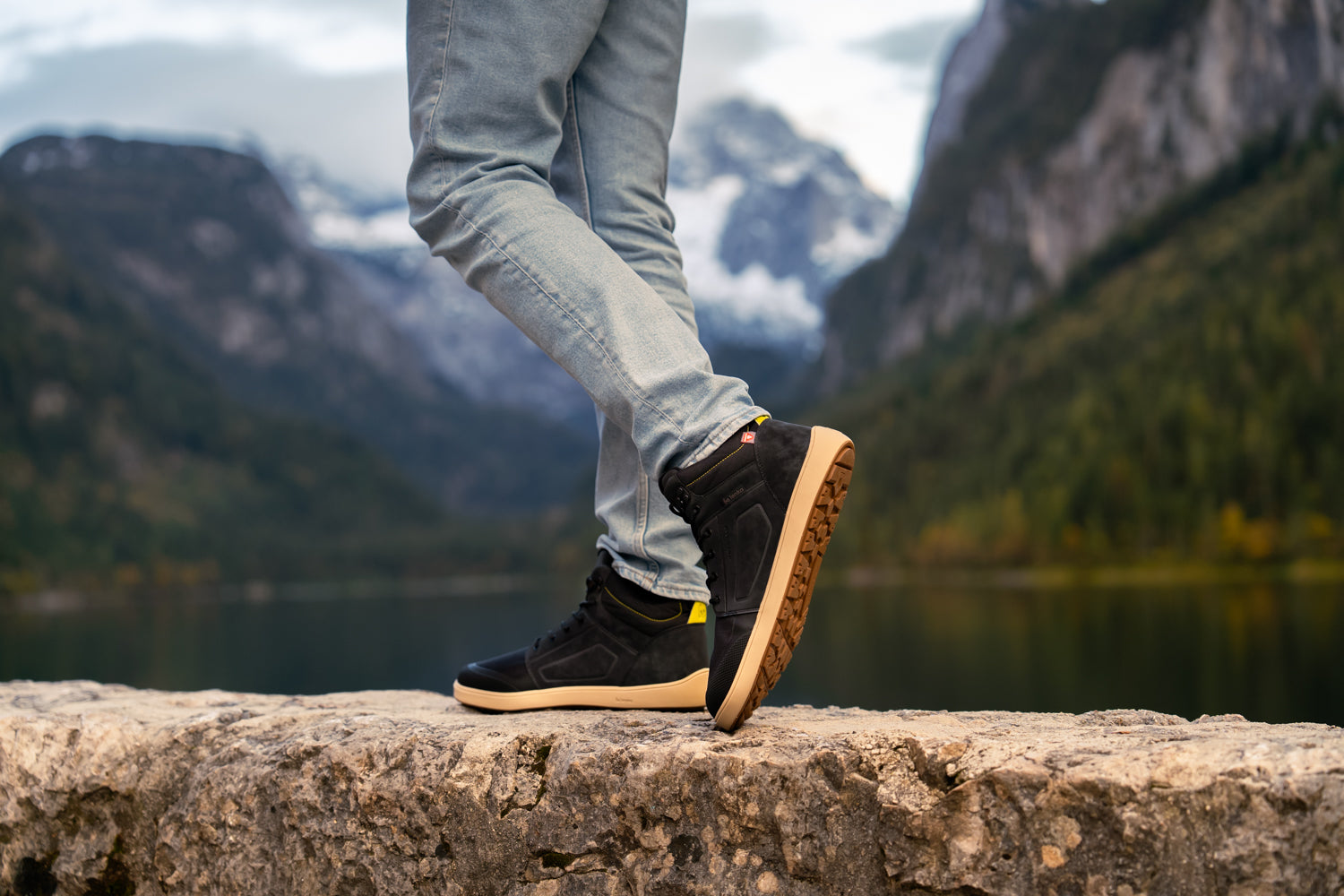 Be Lenka - ArcticEdge Charcoal Black - Botas impermeables barefoot-Be Lenka-Cacles Barefoot-Tienda de calzado barefoot respetuoso minimalista