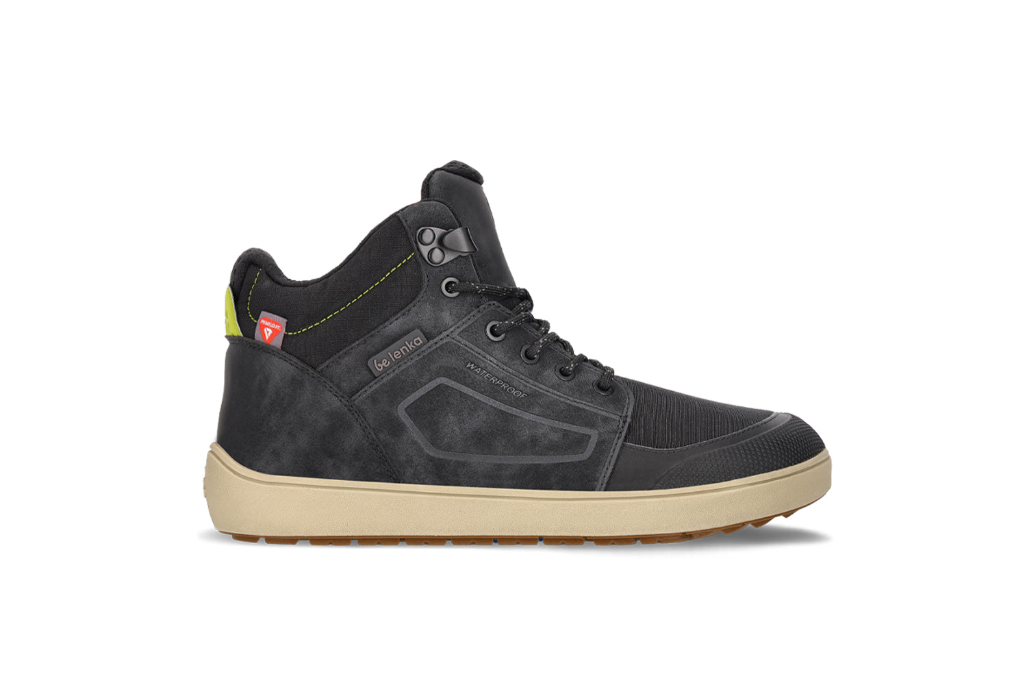 Be Lenka - ArcticEdge Charcoal Black - Botas impermeables barefoot-Be Lenka-Cacles Barefoot-Tienda de calzado barefoot respetuoso minimalista