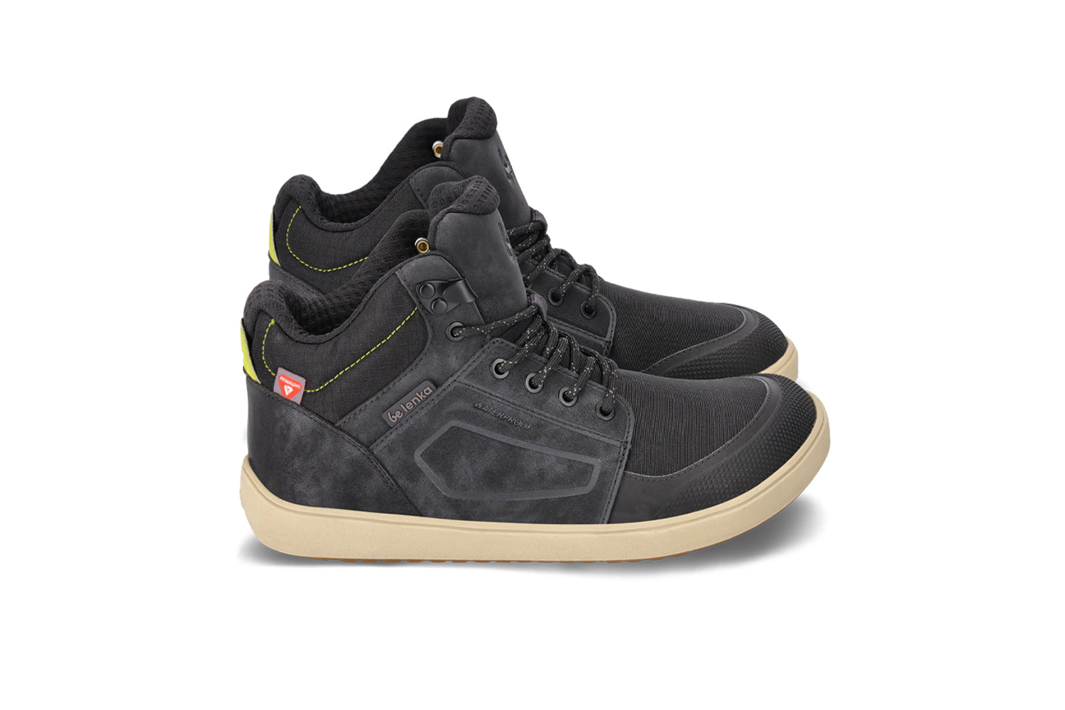 Be Lenka - ArcticEdge Charcoal Black - Botas impermeables barefoot-Be Lenka-Cacles Barefoot-Tienda de calzado barefoot respetuoso minimalista