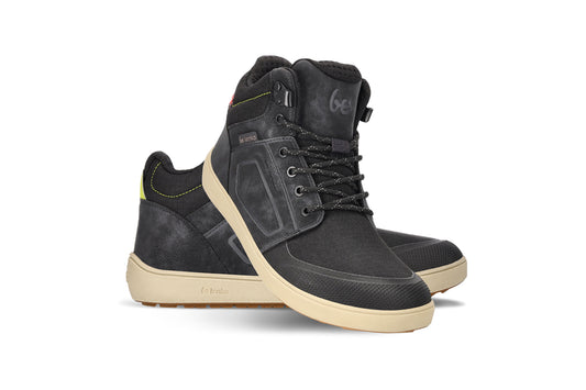 Be Lenka - ArcticEdge Charcoal Black - Botas impermeables barefoot-Be Lenka-Cacles Barefoot-Tienda de calzado barefoot respetuoso minimalista