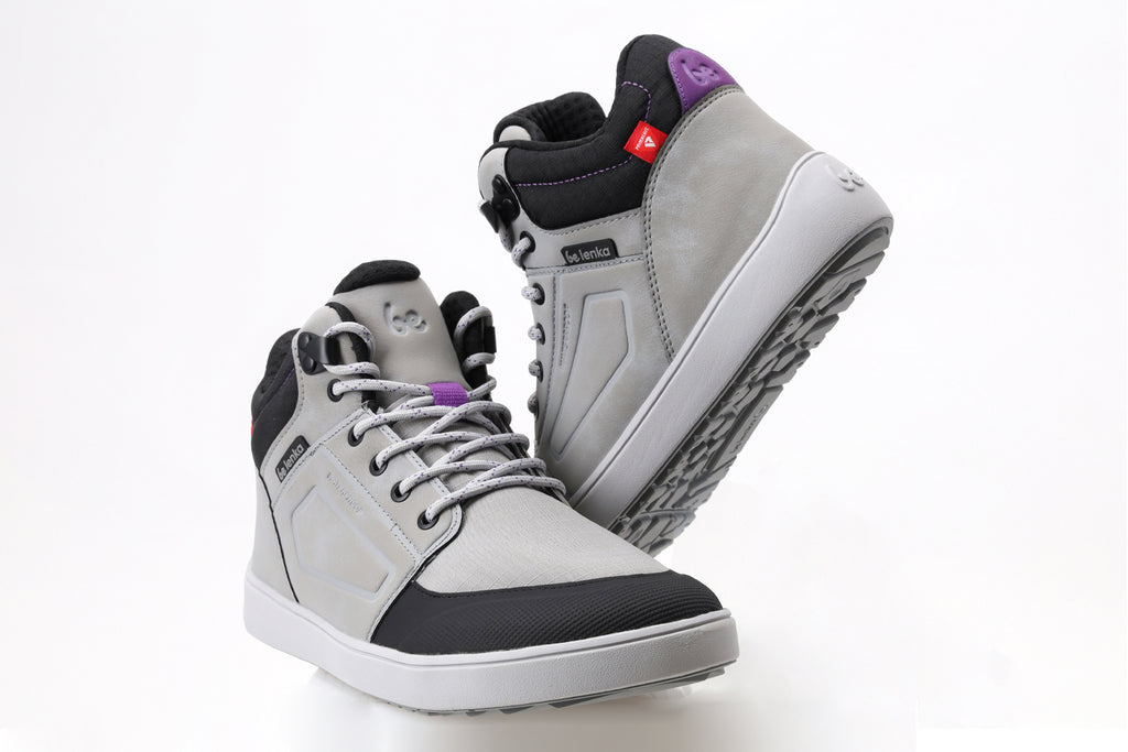 Be Lenka - ArcticEdge Grey - Botas impermeables barefoot-Botas de nieve-Be Lenka-Cacles Barefoot