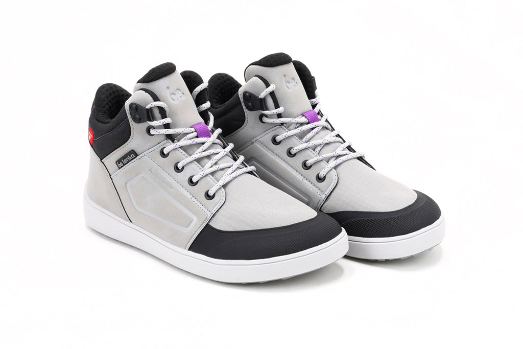 Be Lenka - ArcticEdge Grey - Botas impermeables barefoot-Botas de nieve-Be Lenka-Cacles Barefoot