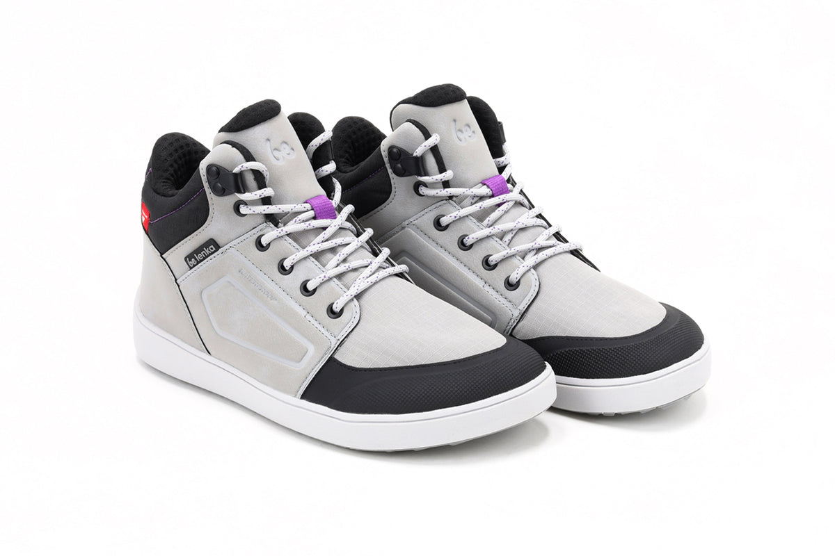 Be Lenka - ArcticEdge Grey - Botas impermeables barefoot-Botas de nieve-Be Lenka-Cacles Barefoot