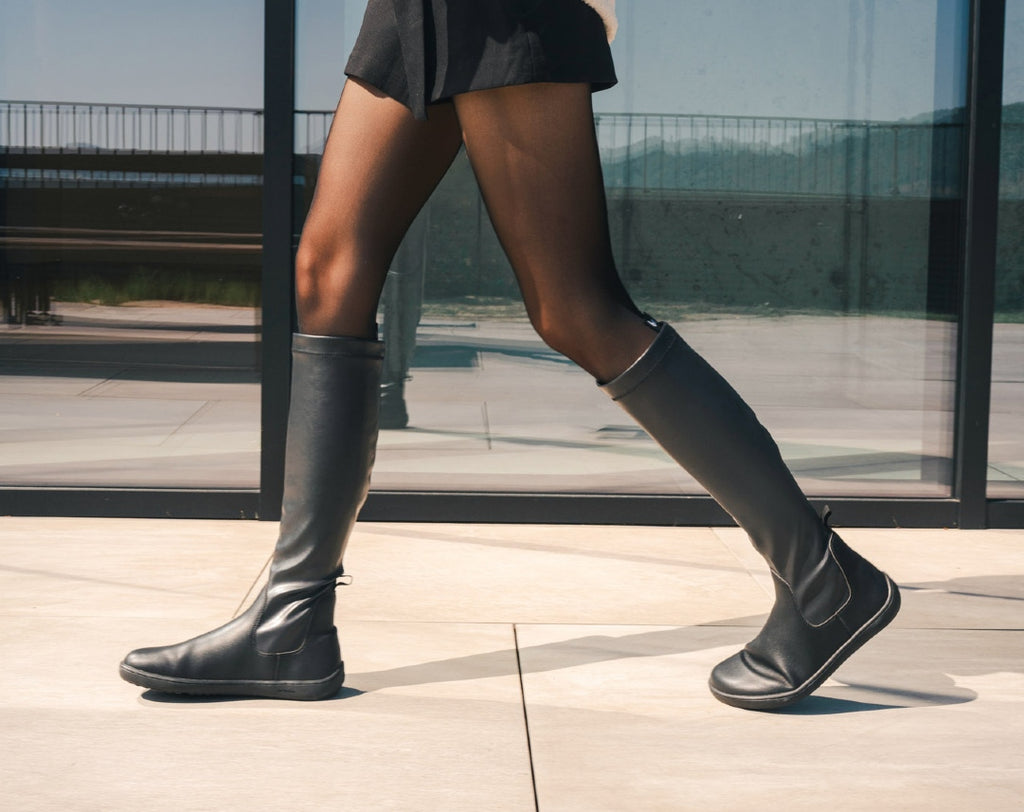 Be Lenka - Athena Black - Botas altas barefoot