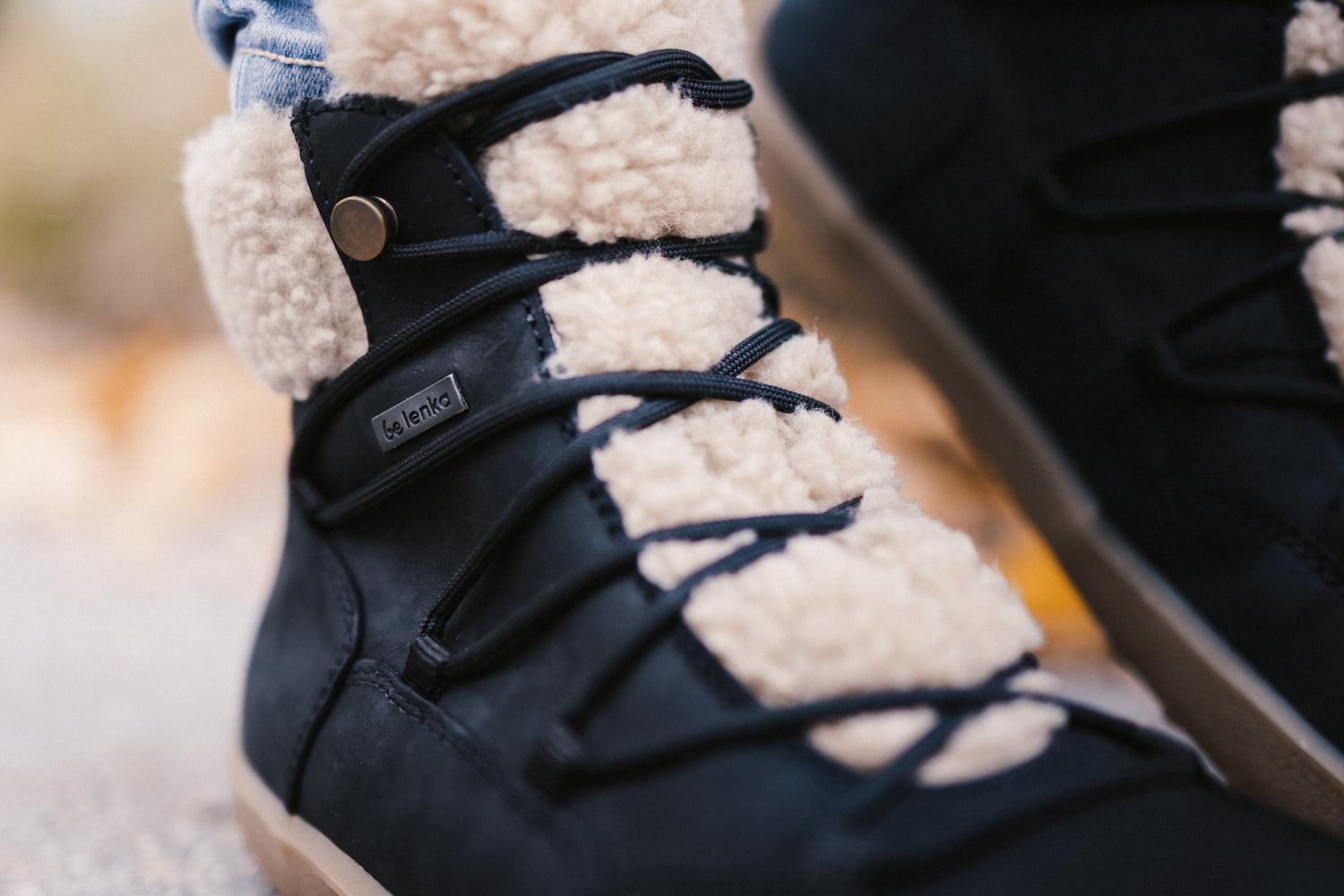 Winter Barefoot Boots Be Lenka Bliss - Black-Be Lenka-Cacles Barefoot