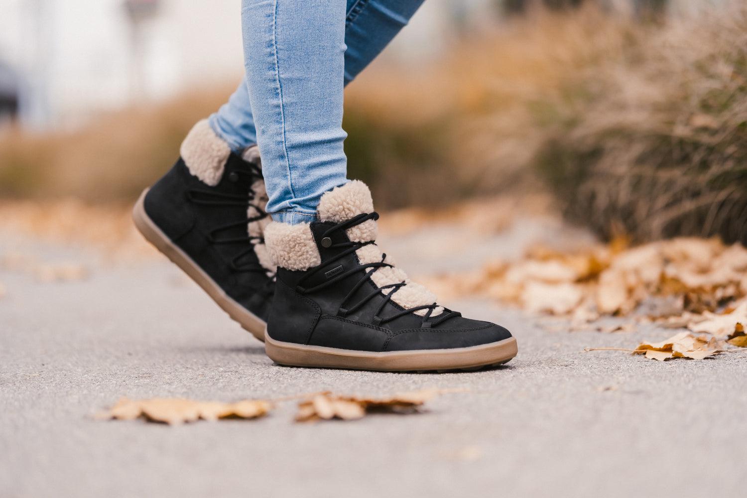 Winter Barefoot Boots Be Lenka Bliss - Black-Be Lenka-Cacles Barefoot