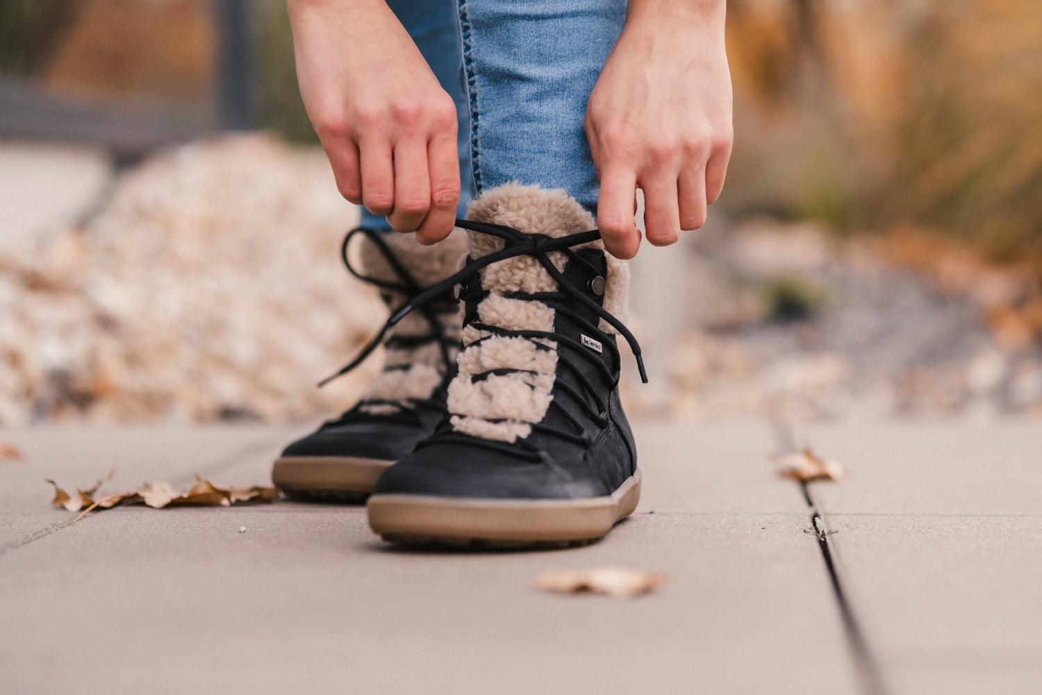 Winter Barefoot Boots Be Lenka Bliss - Black-Be Lenka-Cacles Barefoot