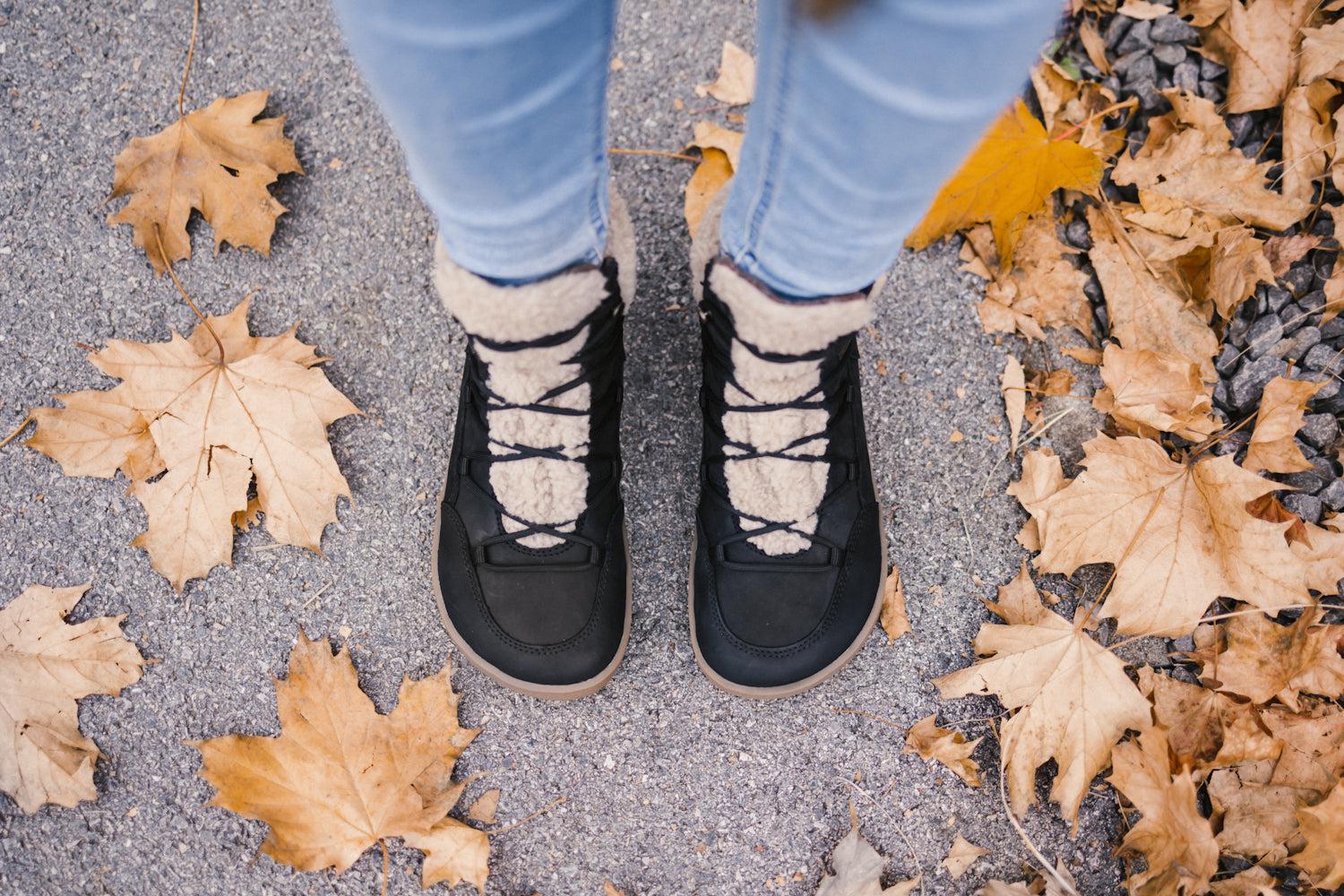 Winter Barefoot Boots Be Lenka Bliss - Black-Be Lenka-Cacles Barefoot