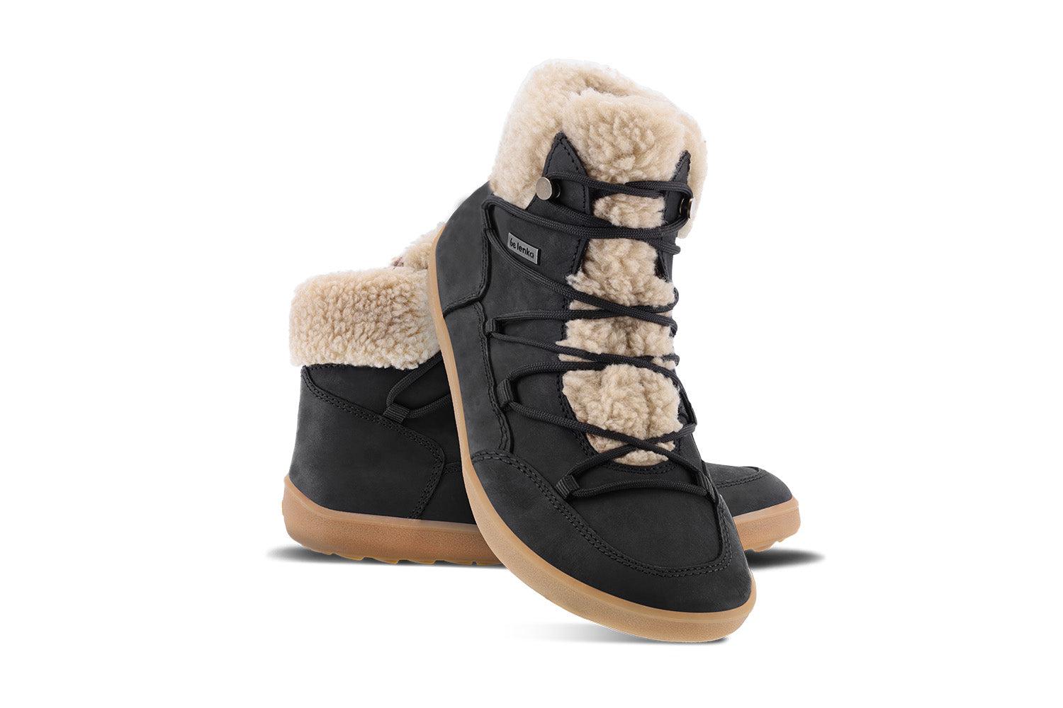 Winter Barefoot Boots Be Lenka Bliss - Black-Be Lenka-Cacles Barefoot
