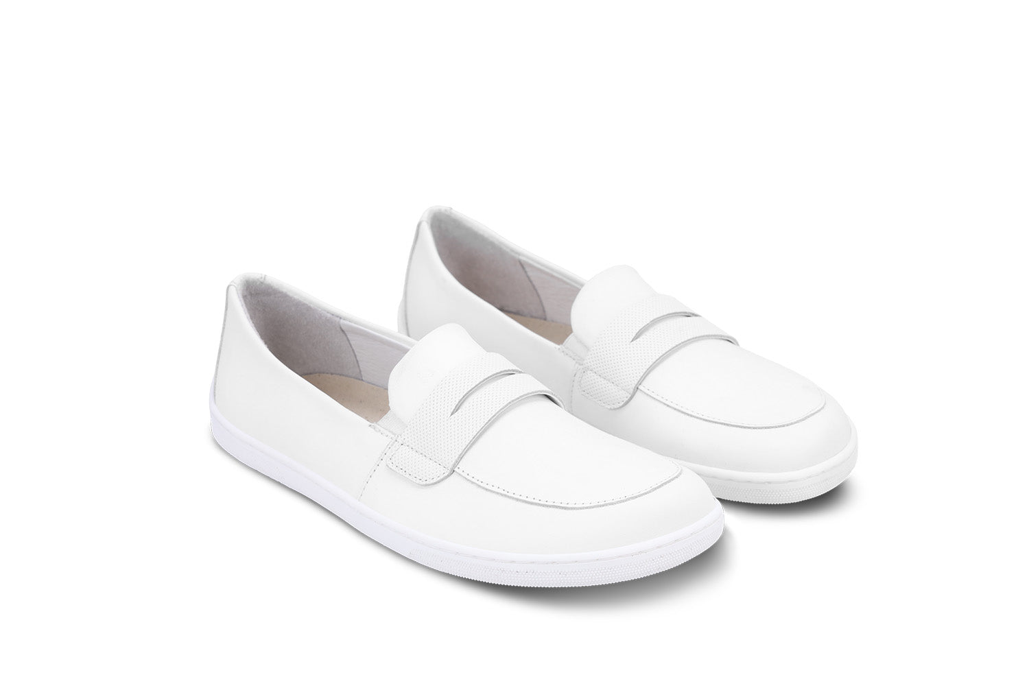 Be Lenka - Buena All White - Mocasines barefoot-Be Lenka-Cacles Barefoot-Tienda de calzado barefoot respetuoso minimalista