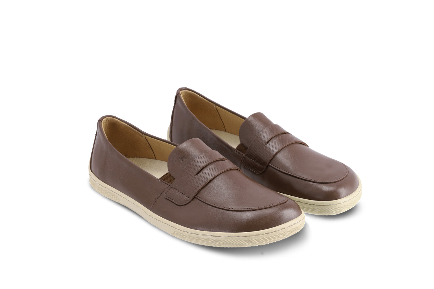 Be Lenka - Buena Dark Brown & Beige - Mocasines barefoot-Be Lenka-Cacles Barefoot-Tienda de calzado barefoot respetuoso minimalista