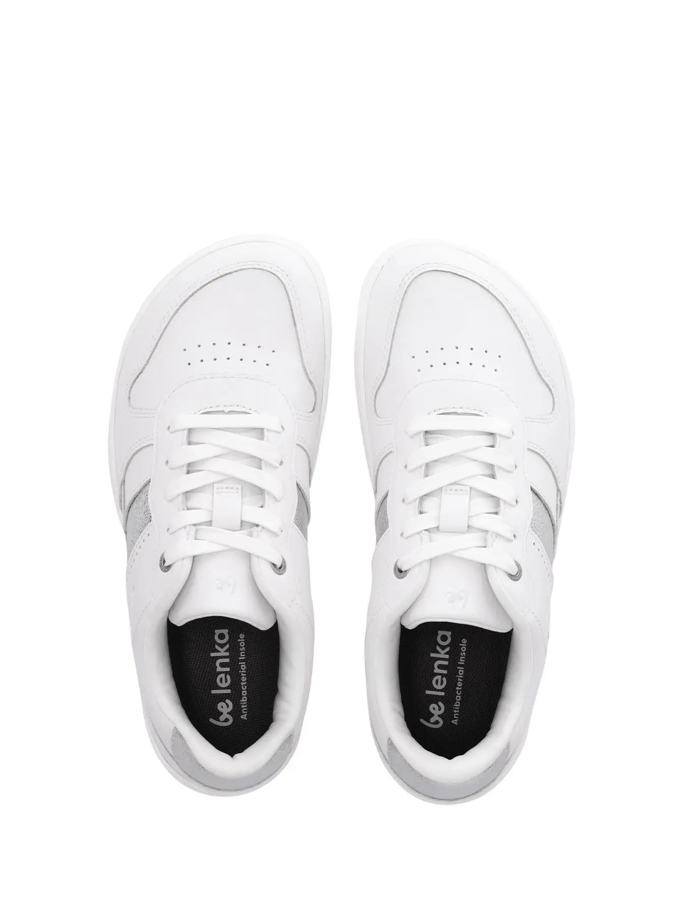 Be Lenka - Cellestia White & Silver - Zapatillas barefoot