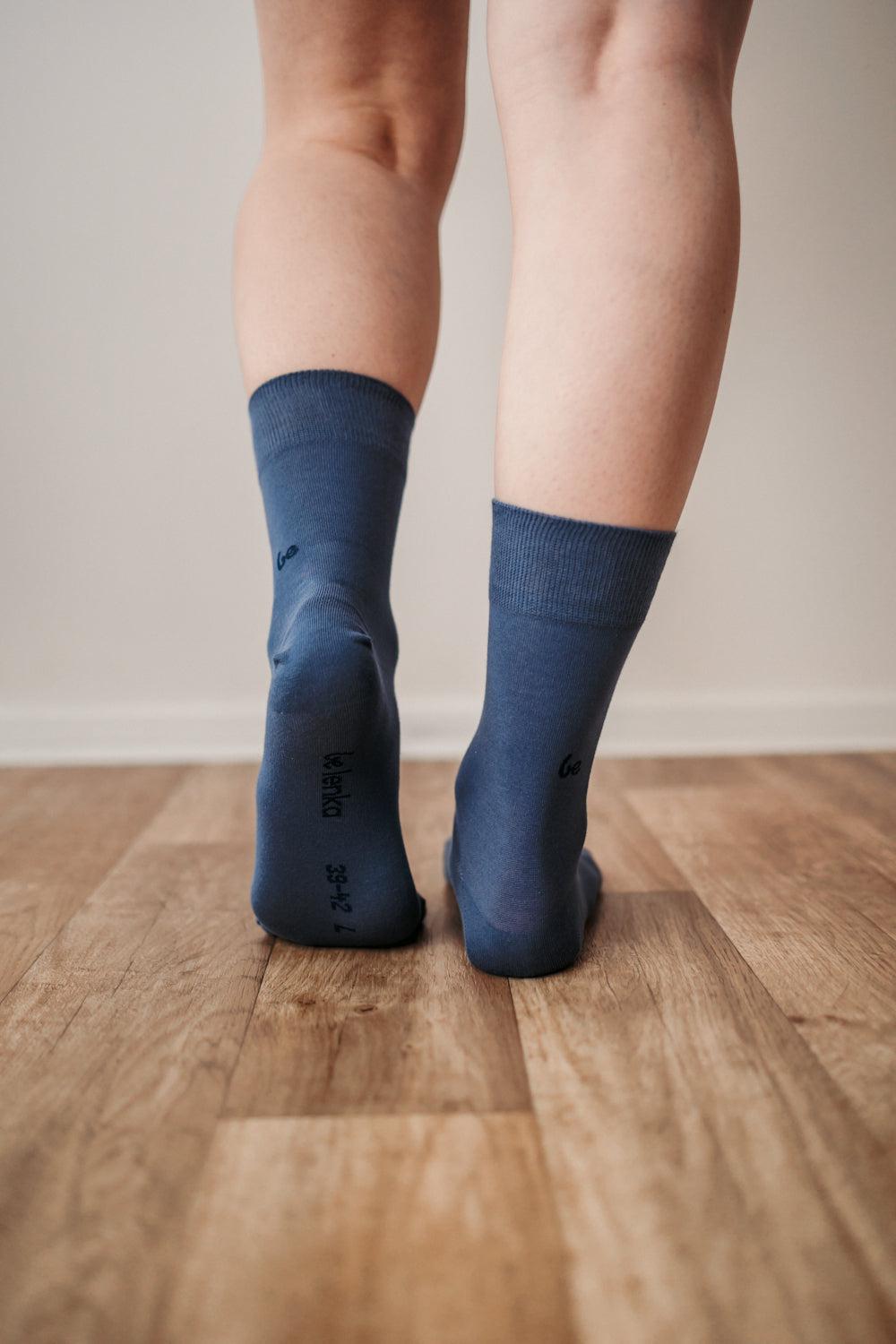 Be Lenka - Crew Essentials Blue - Calcetines barefoot-Be Lenka-Cacles Barefoot-Tienda de calzado barefoot respetuoso minimalista