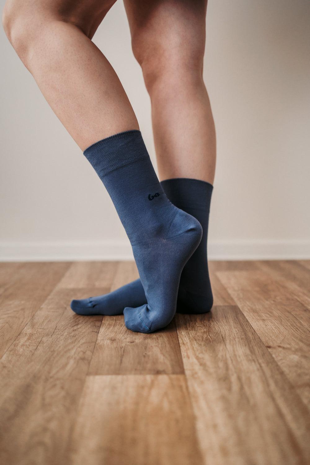 Be Lenka - Crew Essentials Blue - Calcetines barefoot-Be Lenka-Cacles Barefoot-Tienda de calzado barefoot respetuoso minimalista