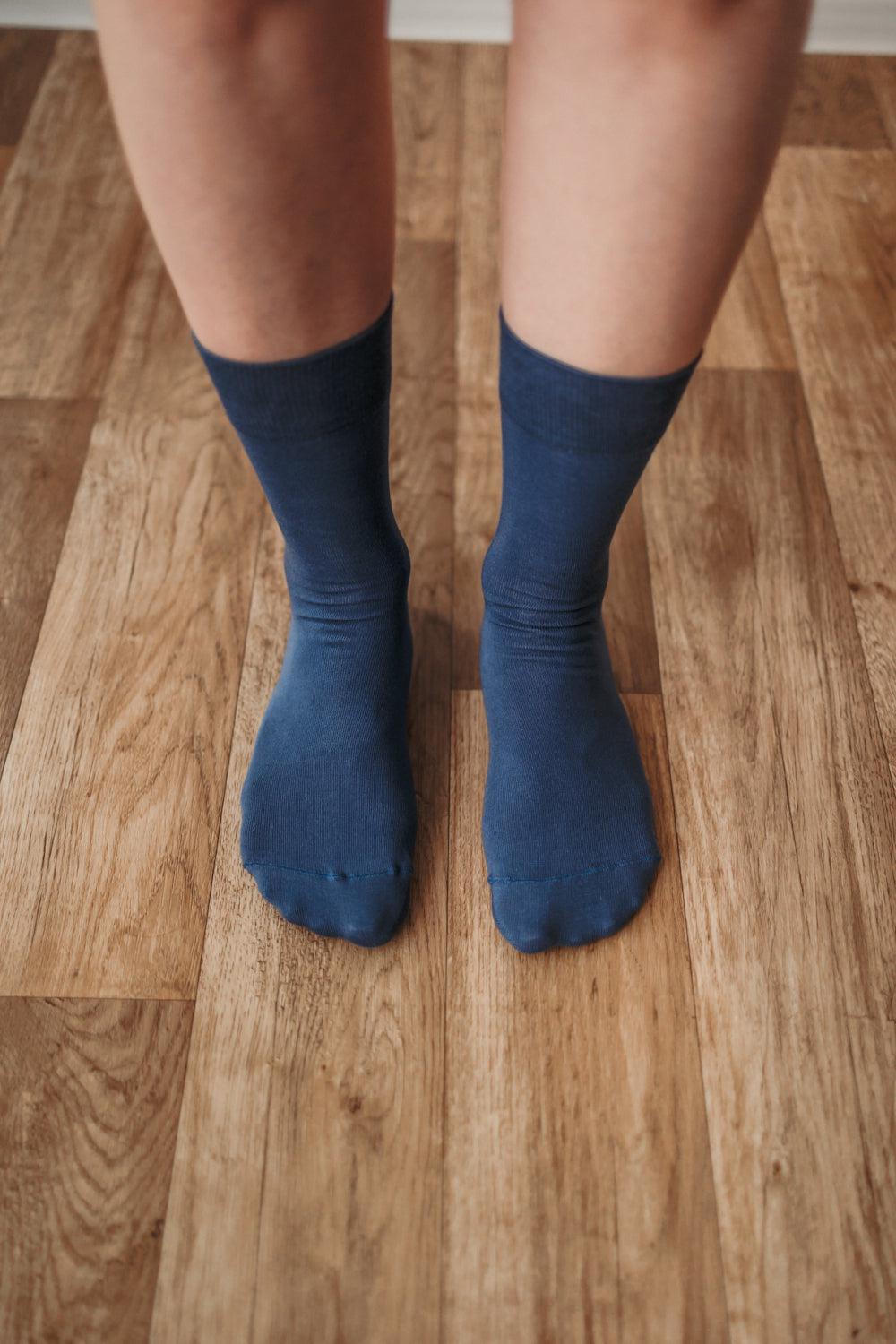 Be Lenka - Crew Essentials Blue - Calcetines barefoot-Be Lenka-Cacles Barefoot-Tienda de calzado barefoot respetuoso minimalista