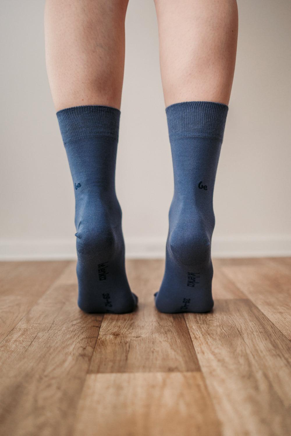 Be Lenka - Crew Essentials Blue - Calcetines barefoot-Be Lenka-Cacles Barefoot-Tienda de calzado barefoot respetuoso minimalista