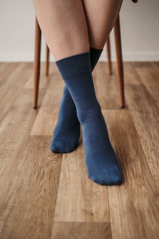 Be Lenka - Crew Essentials Blue - Calcetines barefoot-Be Lenka-Cacles Barefoot-Tienda de calzado barefoot respetuoso minimalista