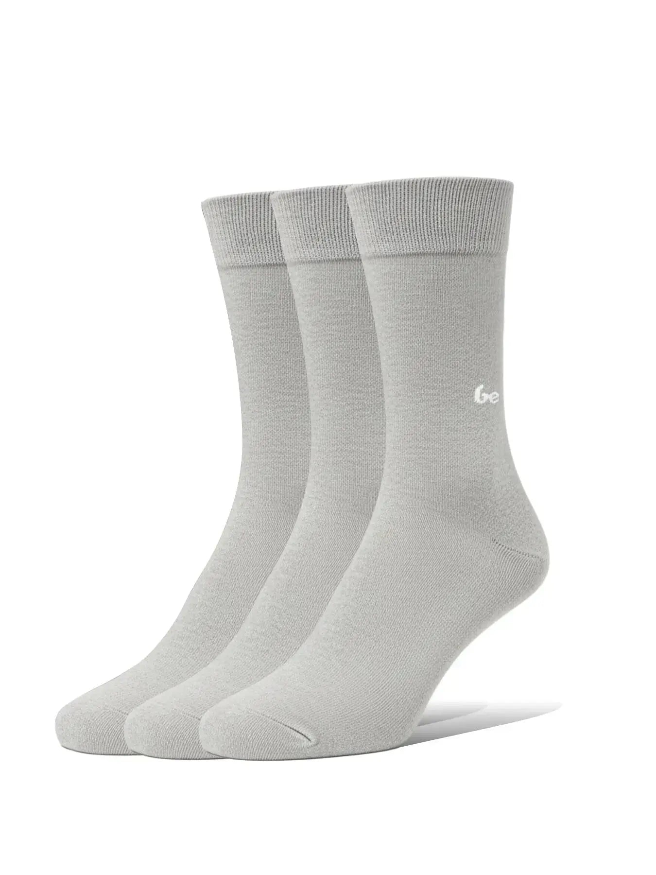 Be Lenka - Crew Essentials Grey 3 pack - Calcetines barefoot