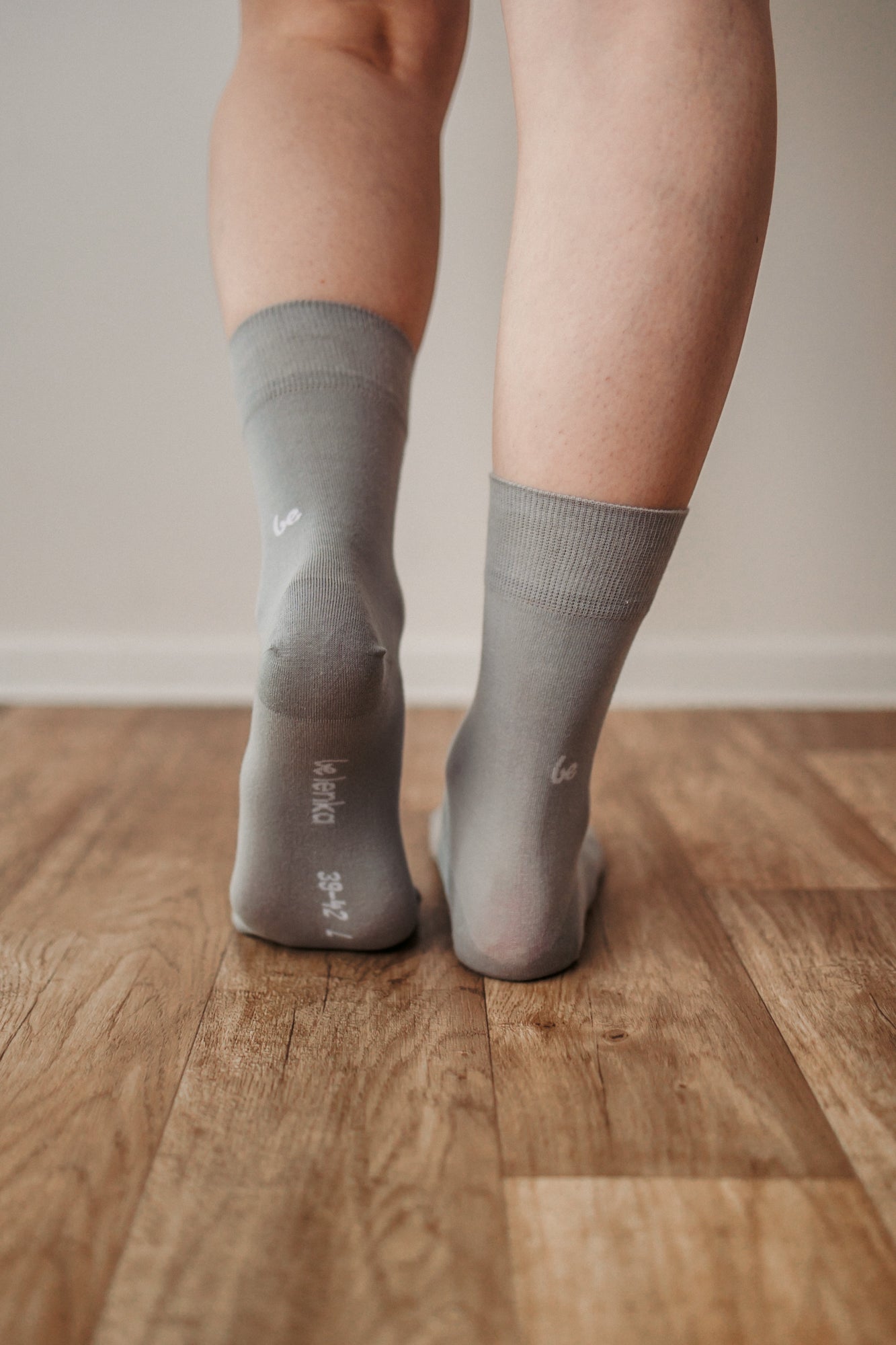Be Lenka - Crew Essentials Grey - Calcetines barefoot-Be Lenka-Cacles Barefoot-Tienda de calzado barefoot respetuoso minimalista