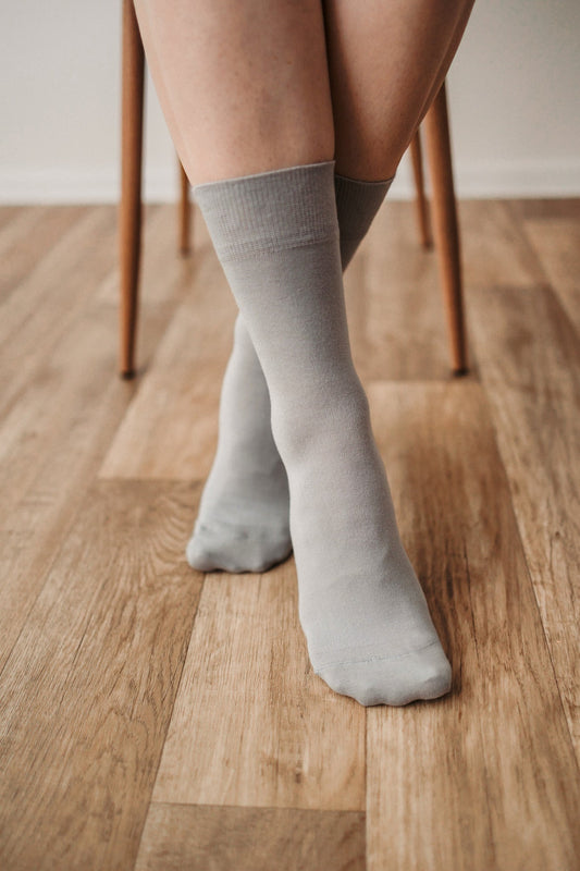 Be Lenka - Crew Essentials Grey - Calcetines barefoot-Be Lenka-Cacles Barefoot-Tienda de calzado barefoot respetuoso minimalista