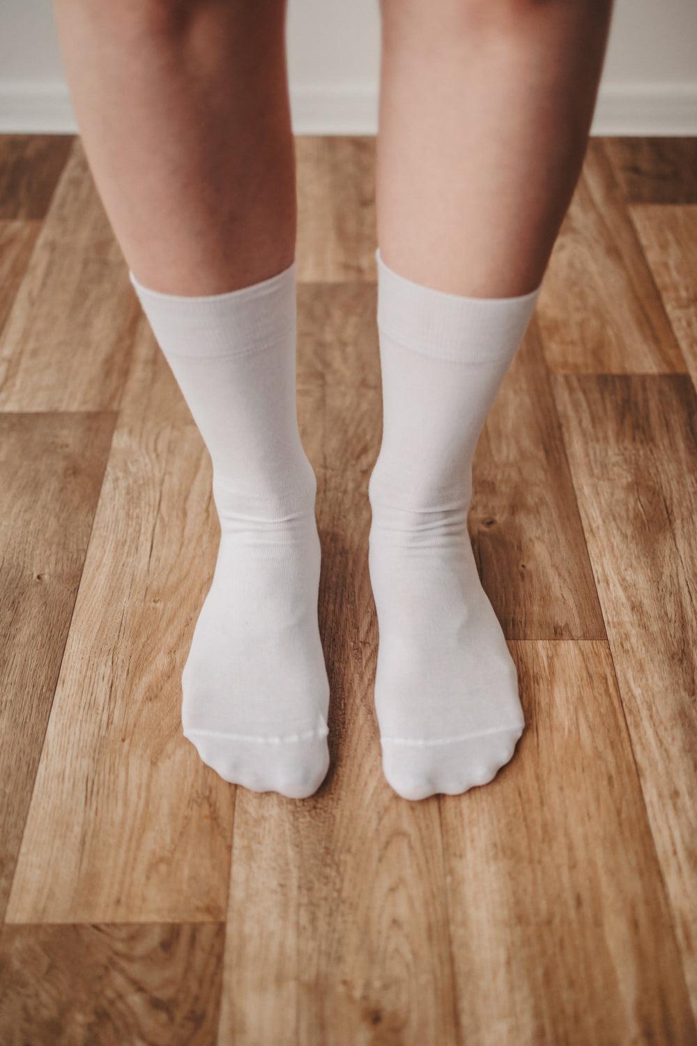 Be Lenka - Crew Essentials White - Calcetines barefoot-Be Lenka-Cacles Barefoot-Tienda de calzado barefoot respetuoso minimalista