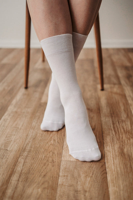 Be Lenka - Crew Essentials White - Calcetines barefoot-Be Lenka-Cacles Barefoot-Tienda de calzado barefoot respetuoso minimalista