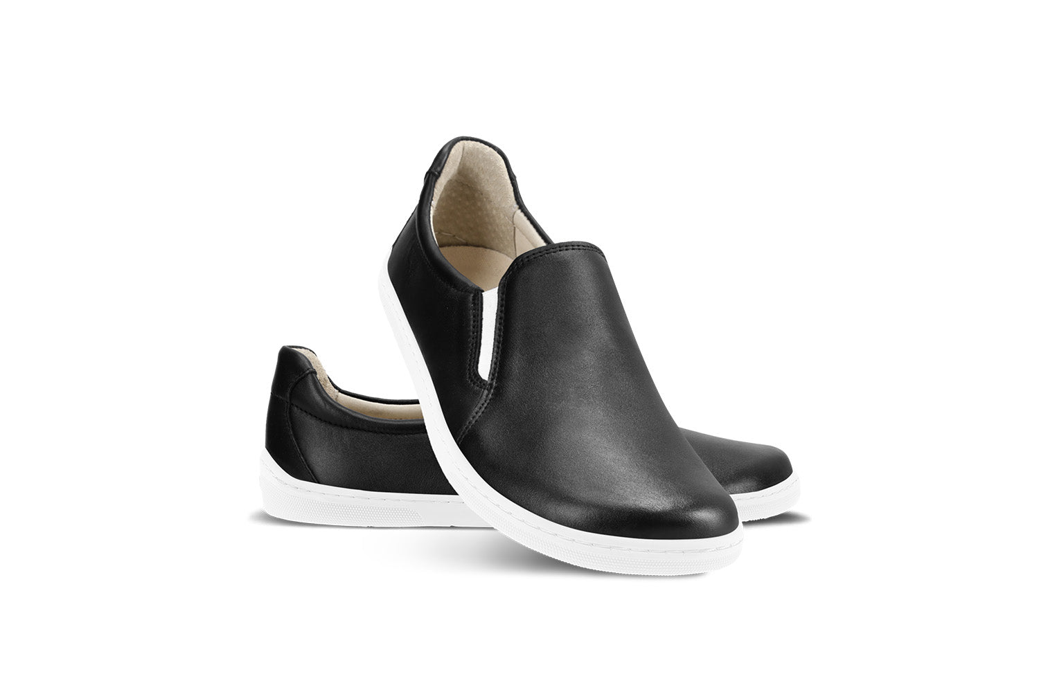 Be Lenka - Eazy Neo Black & White - Slip-ons barefoot-Be Lenka-Cacles Barefoot-Tienda de calzado barefoot respetuoso minimalista