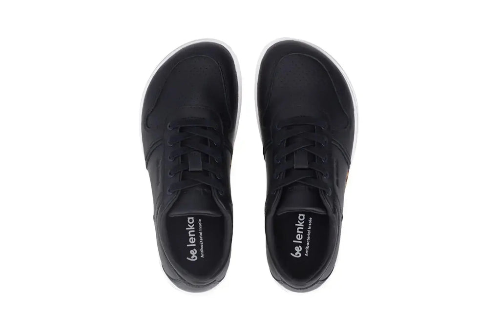 Be Lenka - Echo Black & White - Zapatillas barefoot unisex negras