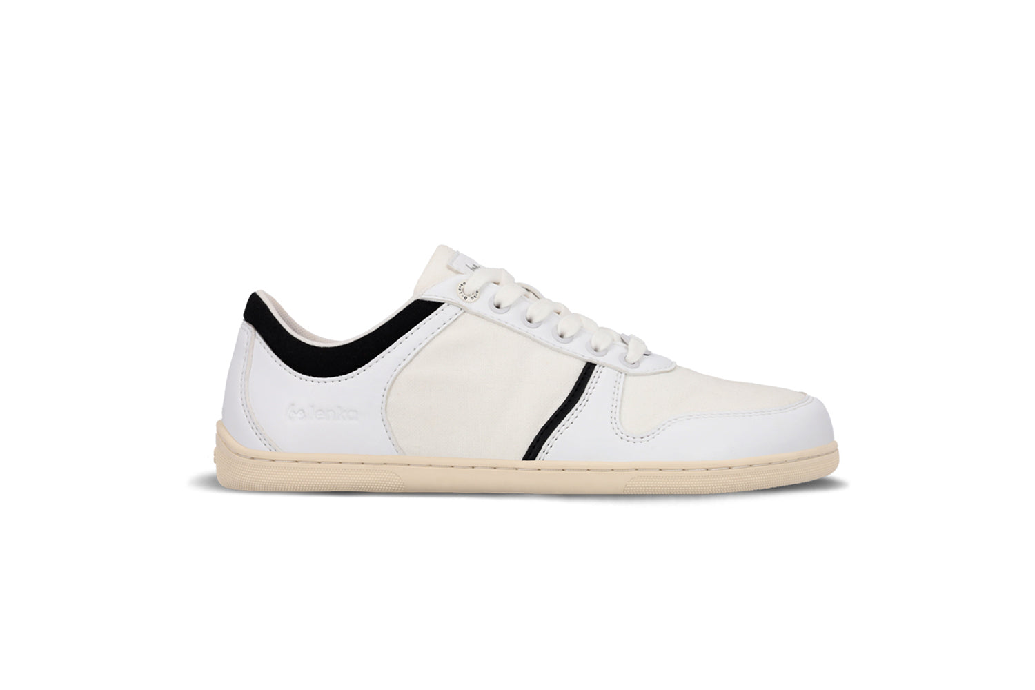 Be Lenka - Echo White & Black Vegan - Deportivas barefoot veganas-Be Lenka-Cacles Barefoot-Tienda de calzado barefoot respetuoso minimalista
