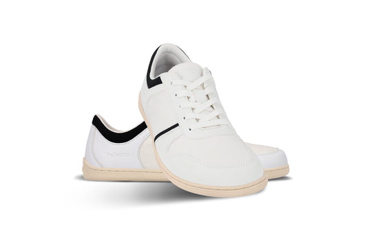 Be Lenka - Echo White & Black Vegan - Deportivas barefoot veganas-Be Lenka-Cacles Barefoot-Tienda de calzado barefoot respetuoso minimalista