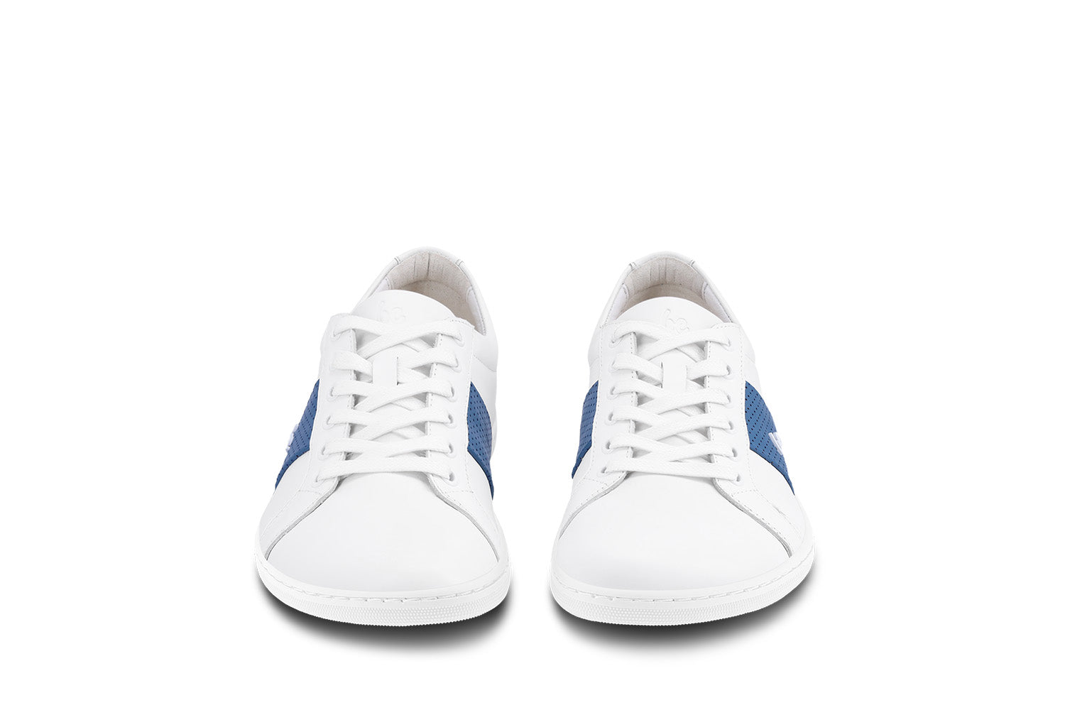 Be Lenka - Elite White & Dark Blue - Deportivas barefoot-Be Lenka-Cacles Barefoot-Tienda de calzado barefoot respetuoso minimalista