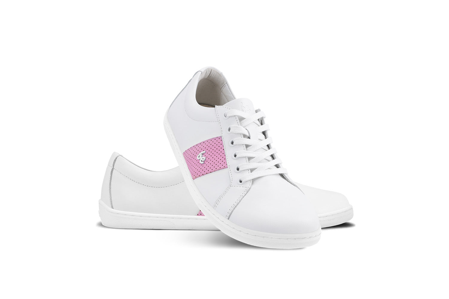 Be Lenka - Elite White & Pink - Deportivas barefoot-Be Lenka-Cacles Barefoot-Tienda de calzado barefoot respetuoso minimalista