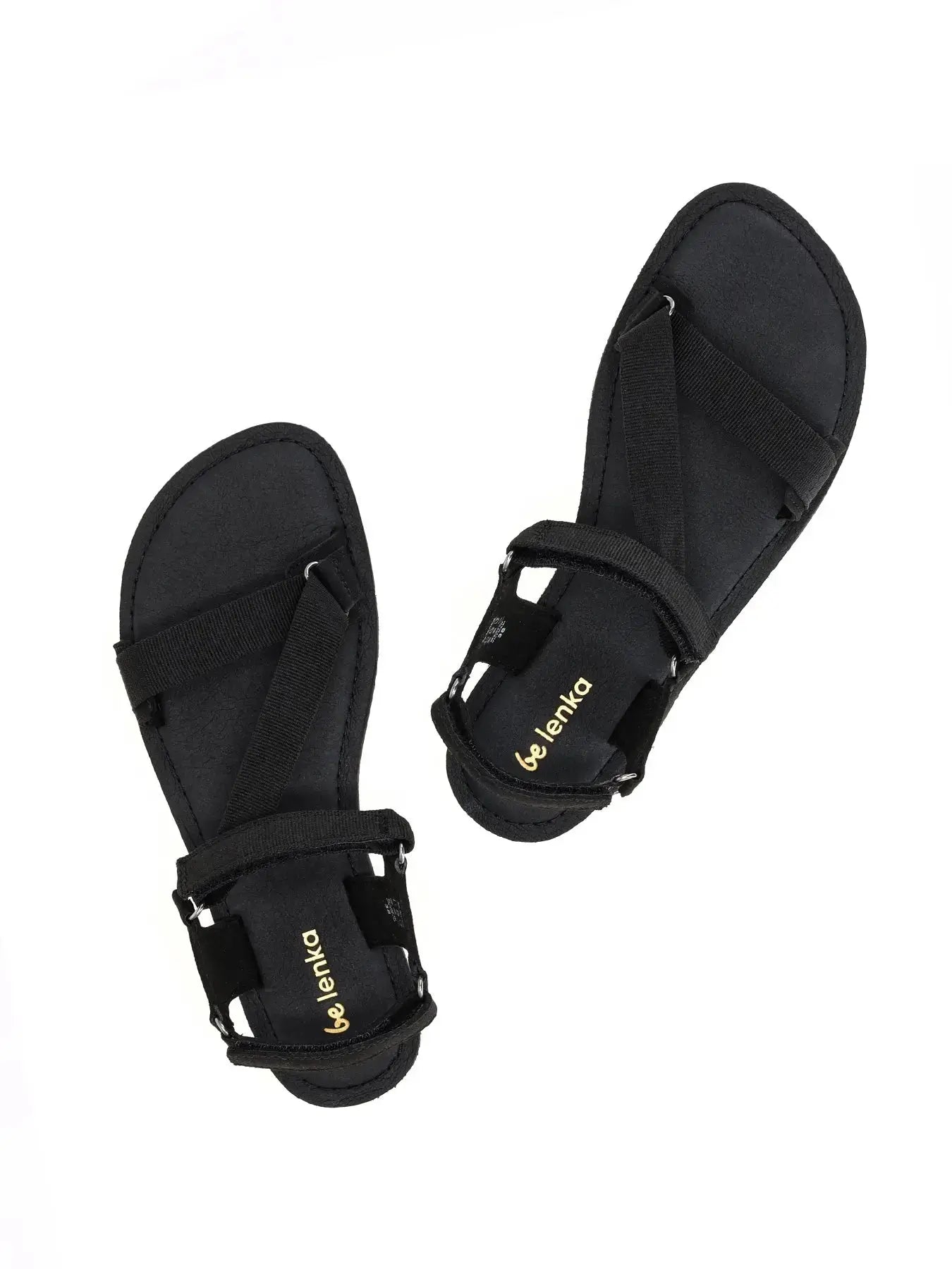Be Lenka Flexi 2.0 Black - Sandalias barefoot para mujer