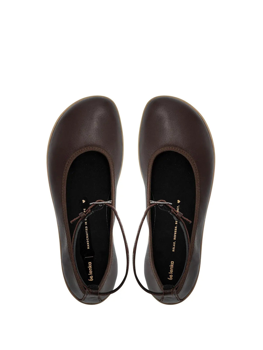 Be Lenka - Florence Dark Brown - Bailarinas barefoot