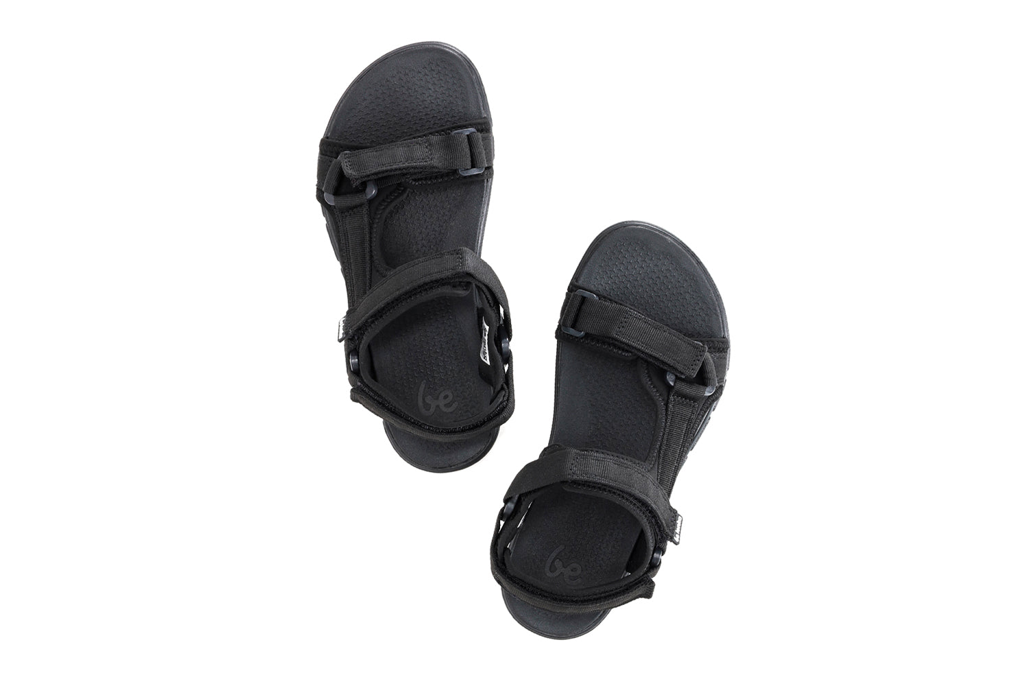 Be Lenka - Flow All Black - Sandalias barefoot unisex negras