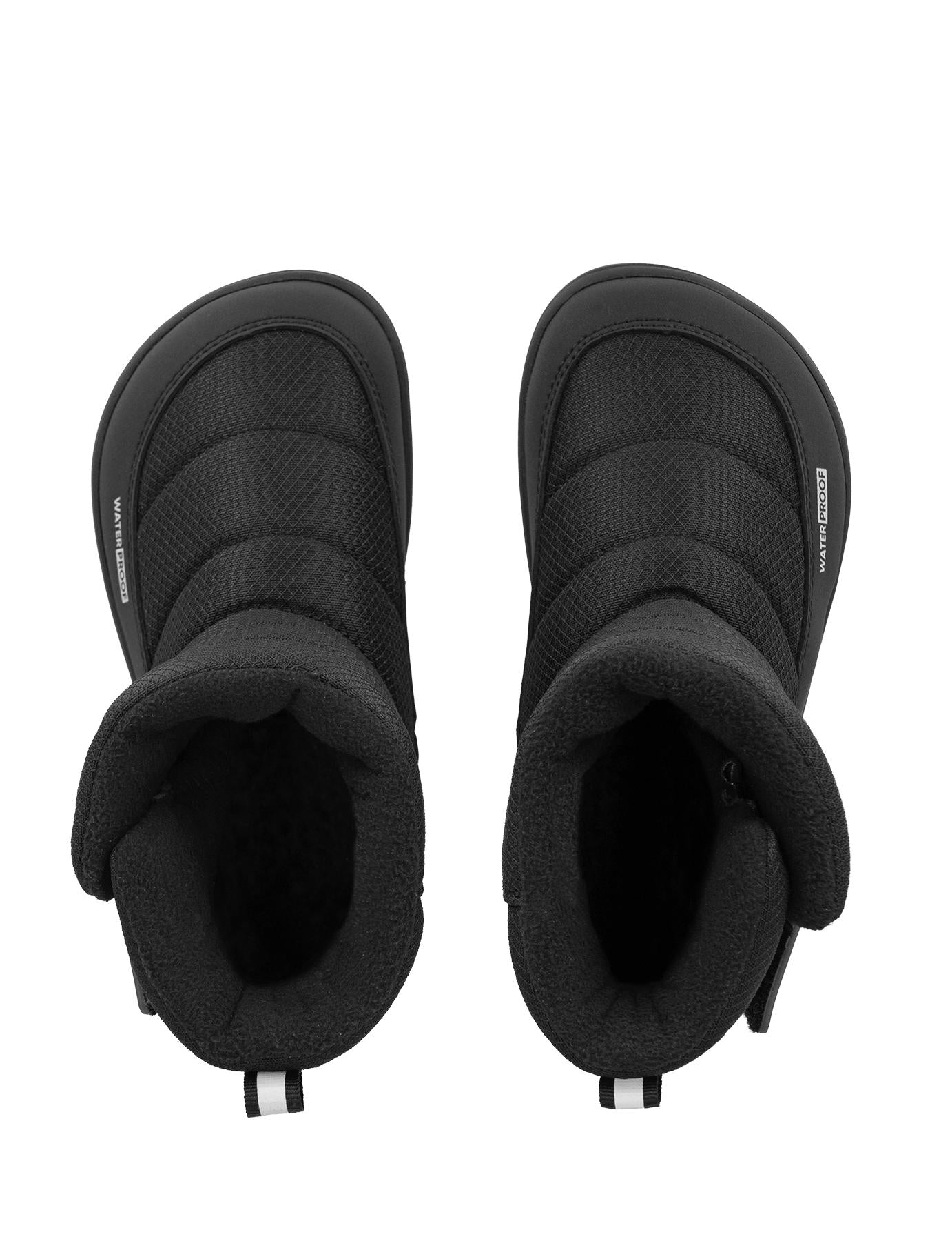 Be Lenka Kids - Ailo Junior All Black - Botas de nieve descalzas