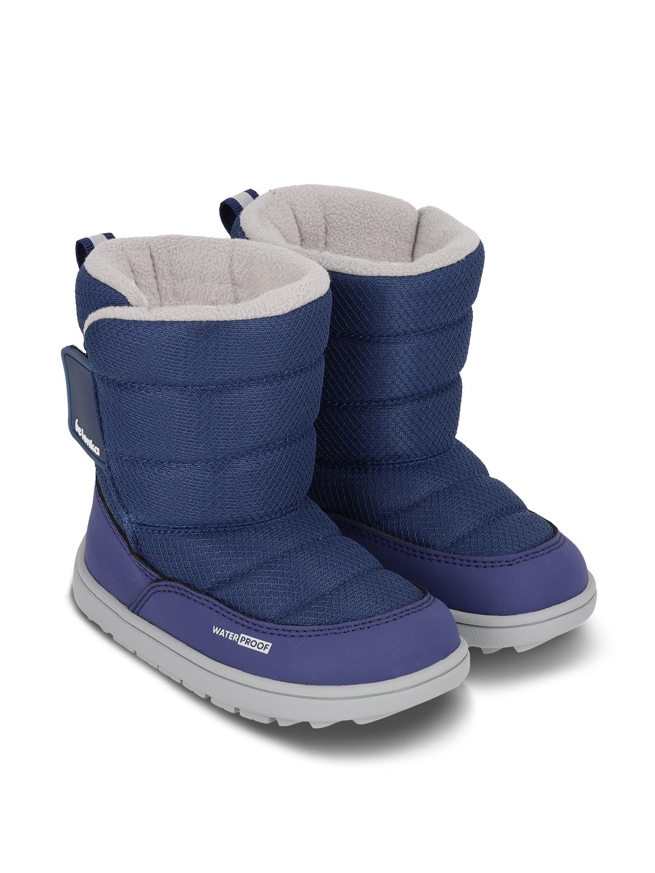 Be Lenka Kids - Ailo Preschool Dark Blue - Botas de nieve descalzas