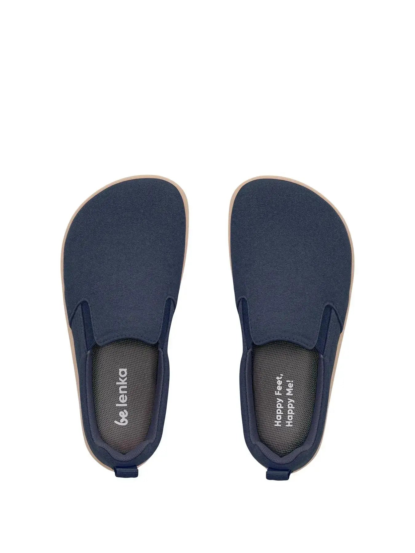 Be Lenka Kids – Aura Preschool Navy - Slip ons barefoot
